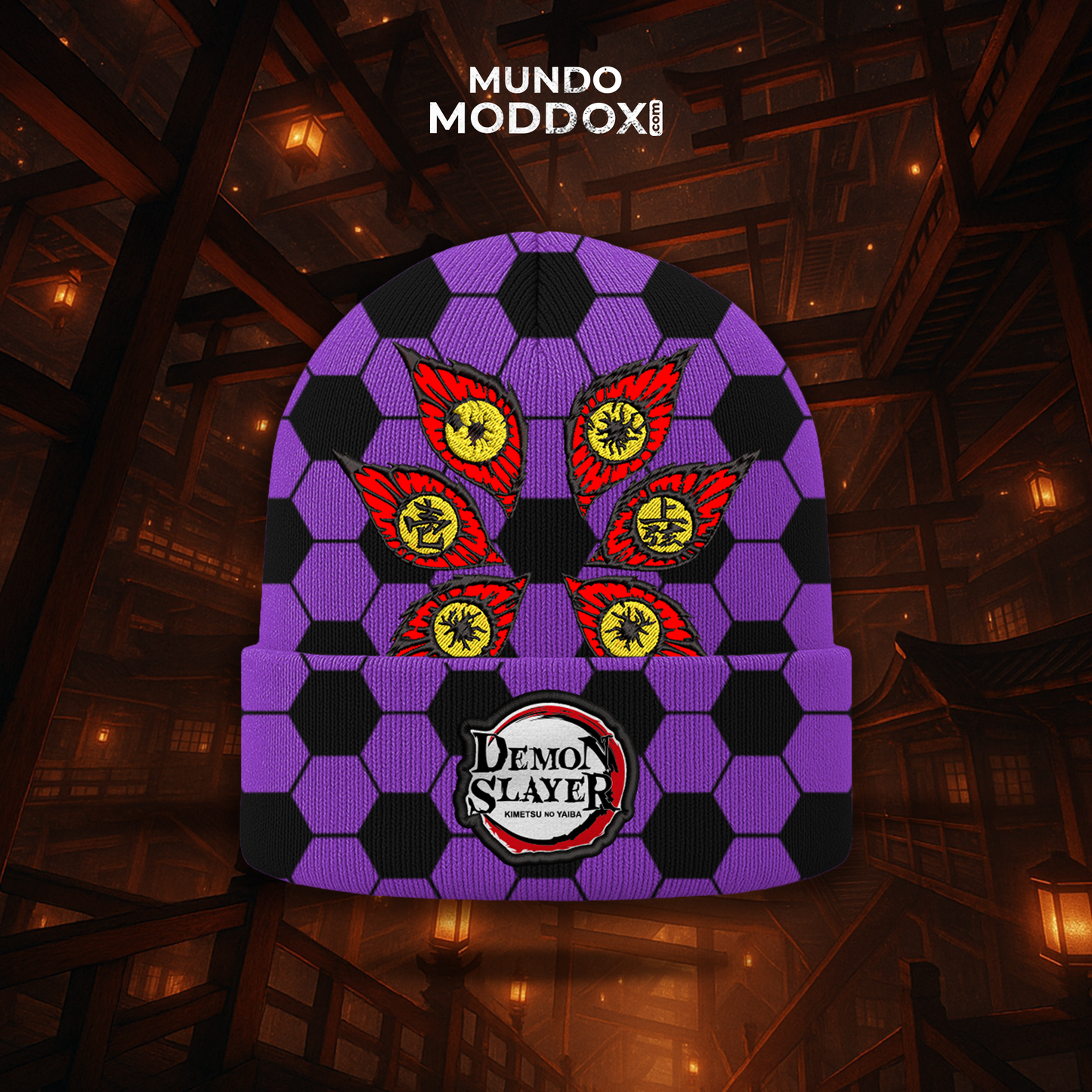 Gorro | Kimetsu no yaiba | Kokushibo Eyes