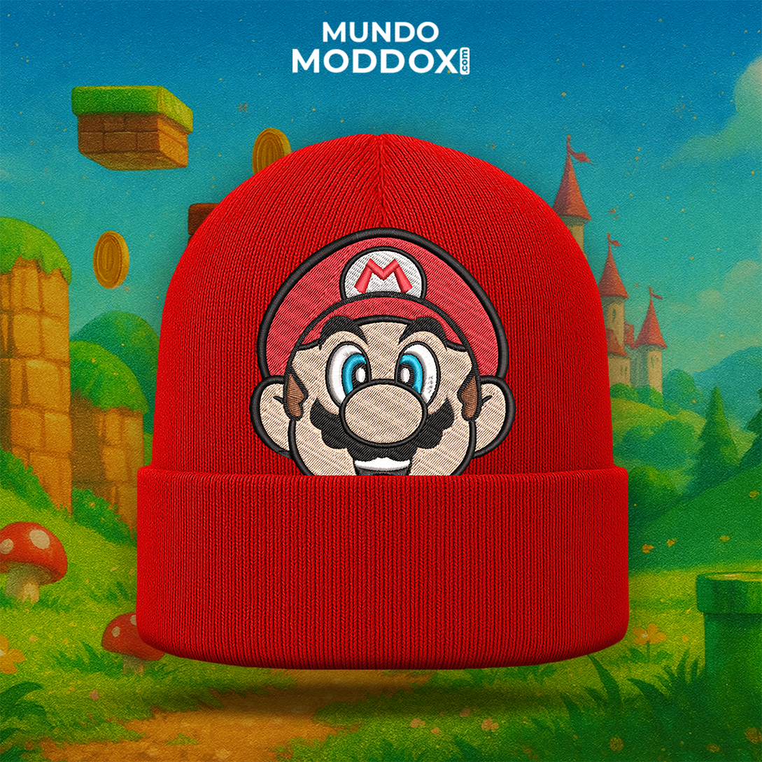 Gorro | Mario Bros | Mario Face