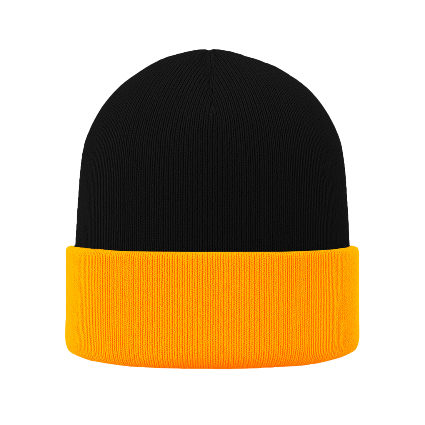 Gorro | Combinado | Cabeza negra (C43) / Frente Amarillo oro (C67)