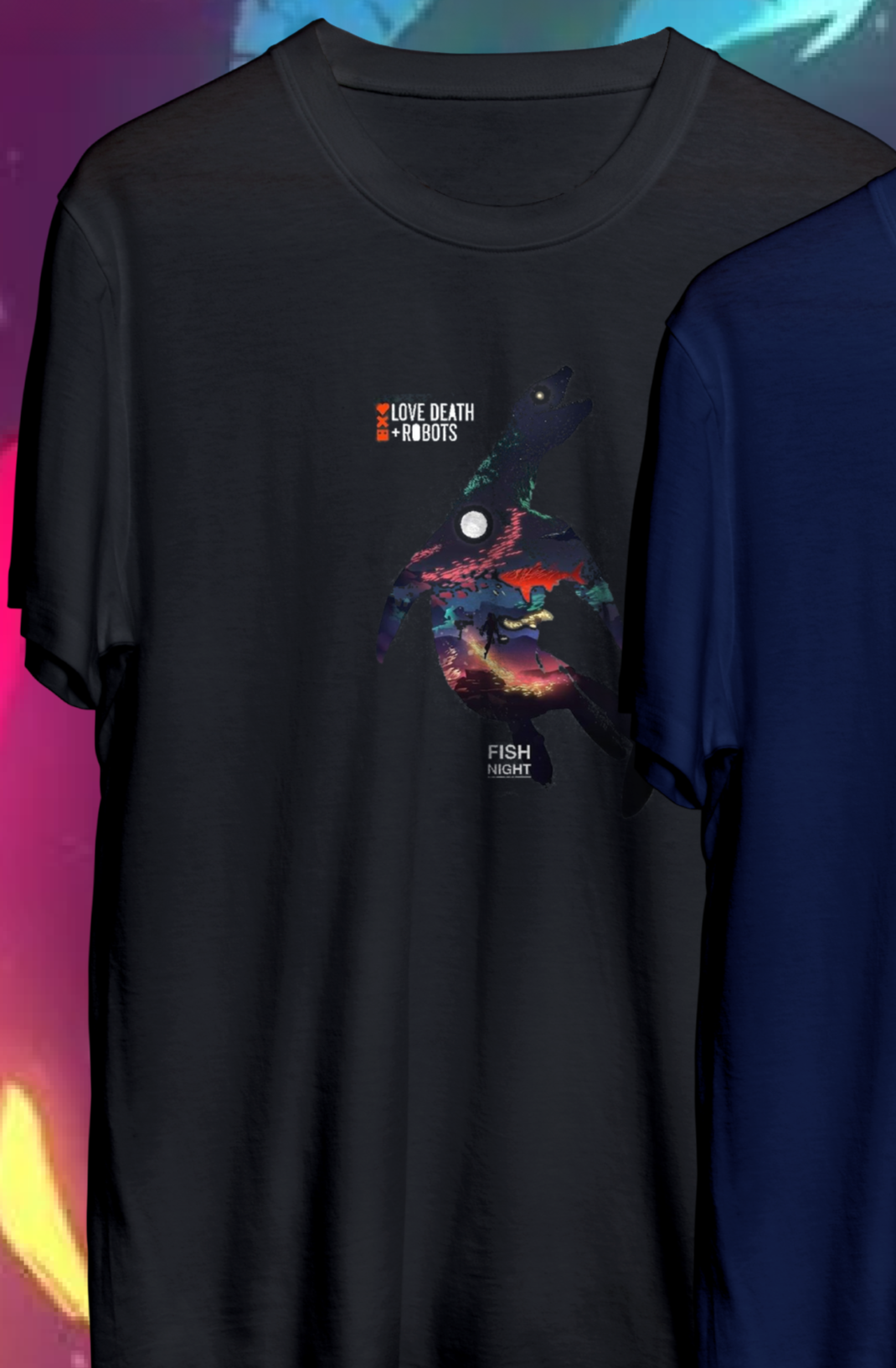 T-Shirt | Love Death + Robots | Fish Night