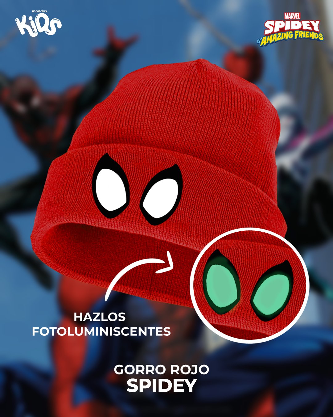 Gorro | Spidey | Spidey Eyes