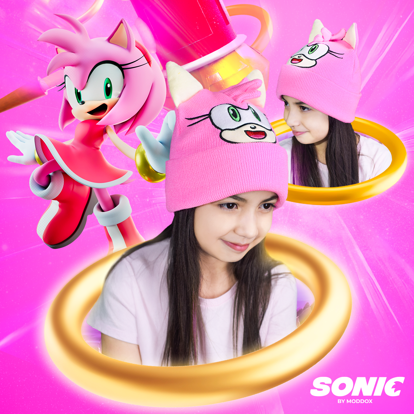 Gorro | Sonic | Amy