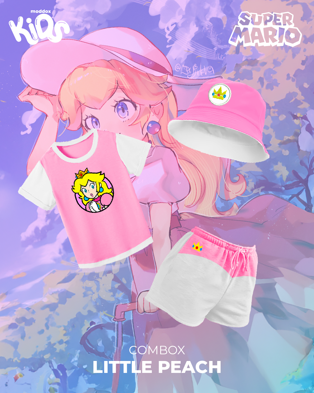 Conjunto | Mario Bros | Little Peach