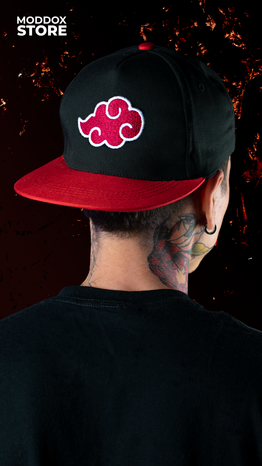 Gorra plana - Naruto - Akatsuki