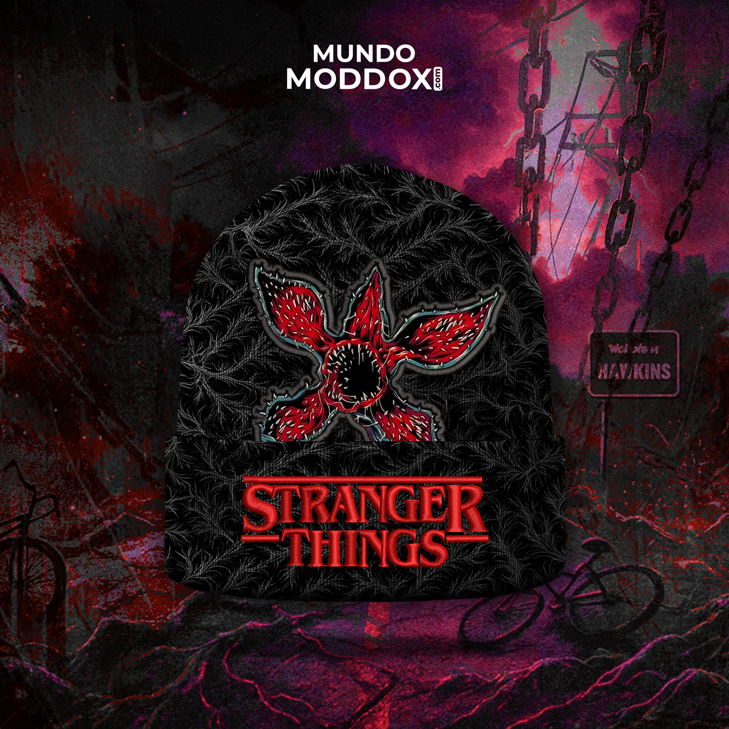 Gorro | Stranger Things | Demogorgon