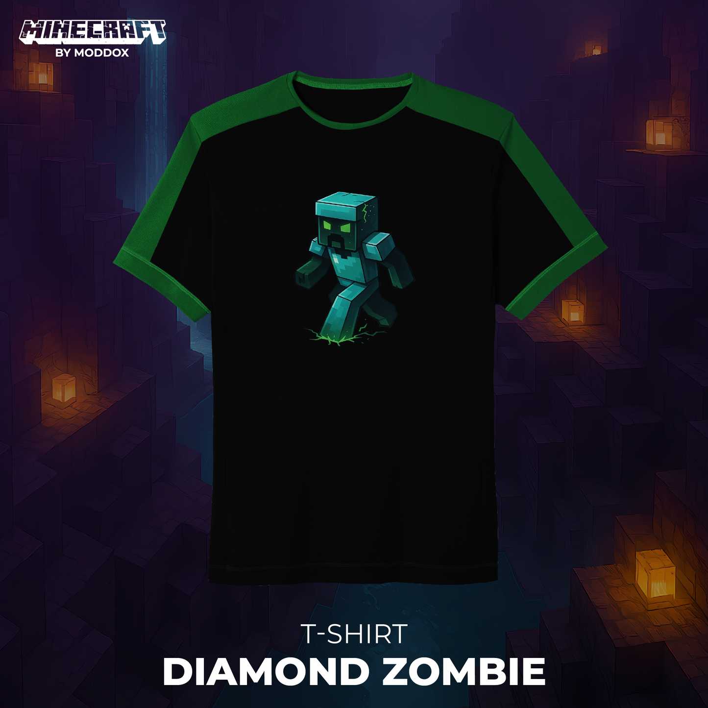 T-Shirt | Minecraft | Diamond Zombie
