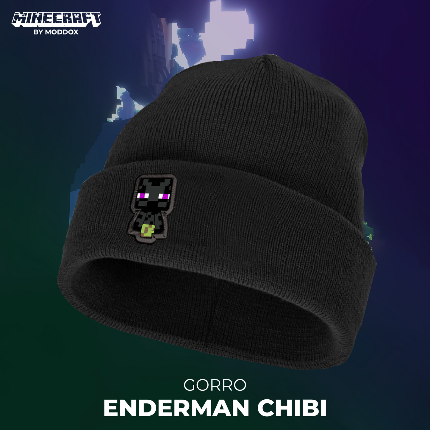 Gorro | Minecraft | Enderman Chibi
