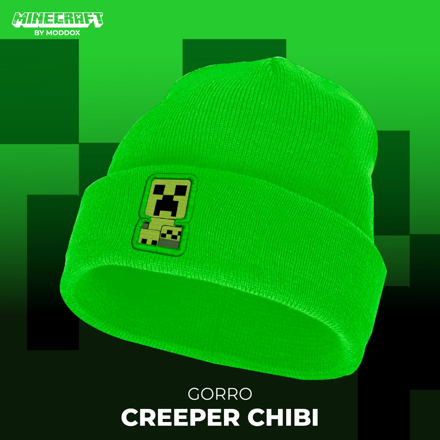 Gorro | Minecraft | Creeper Chibi