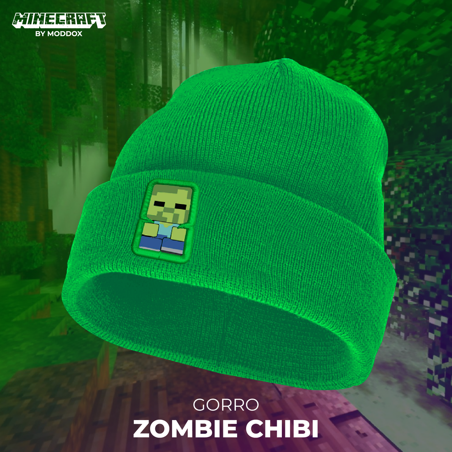 Gorro | Minecraft | Zombie Chibi