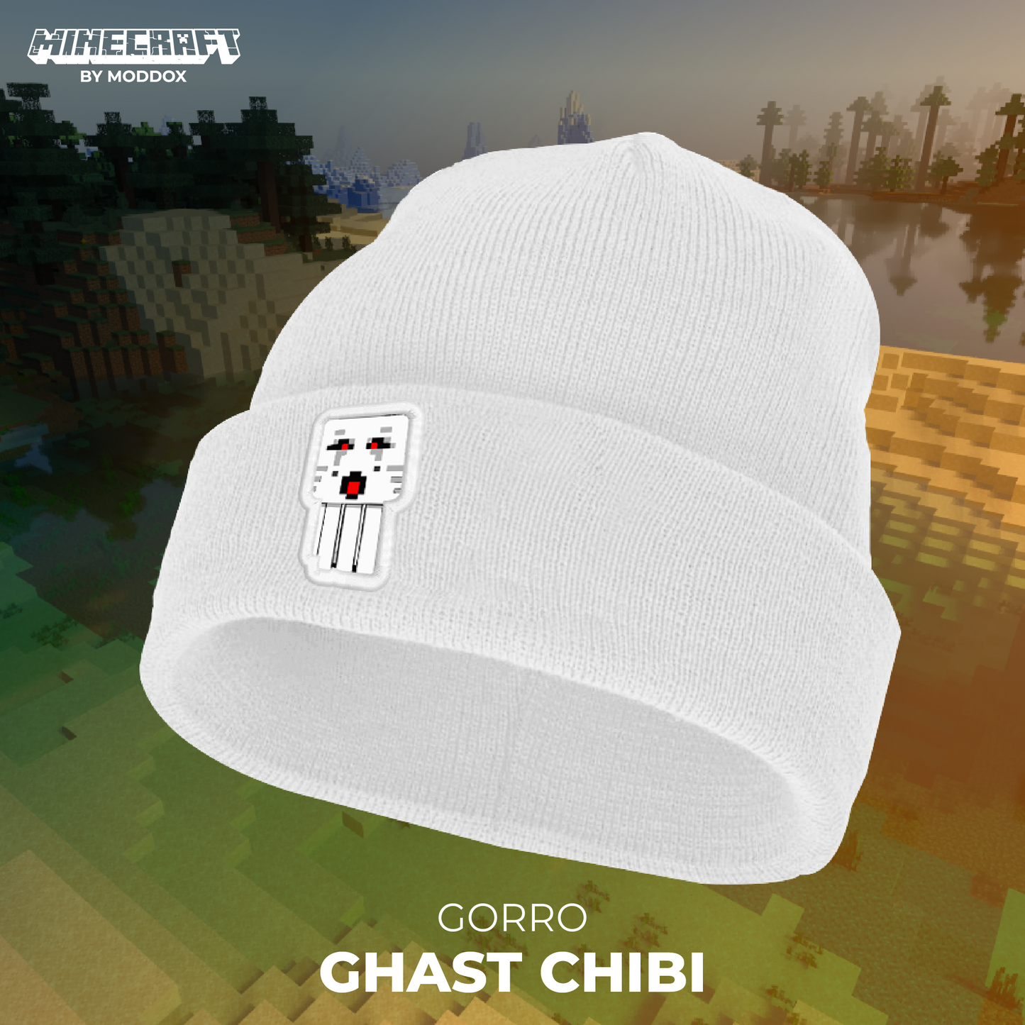 Gorro | Minecraft | Ghast Chibi