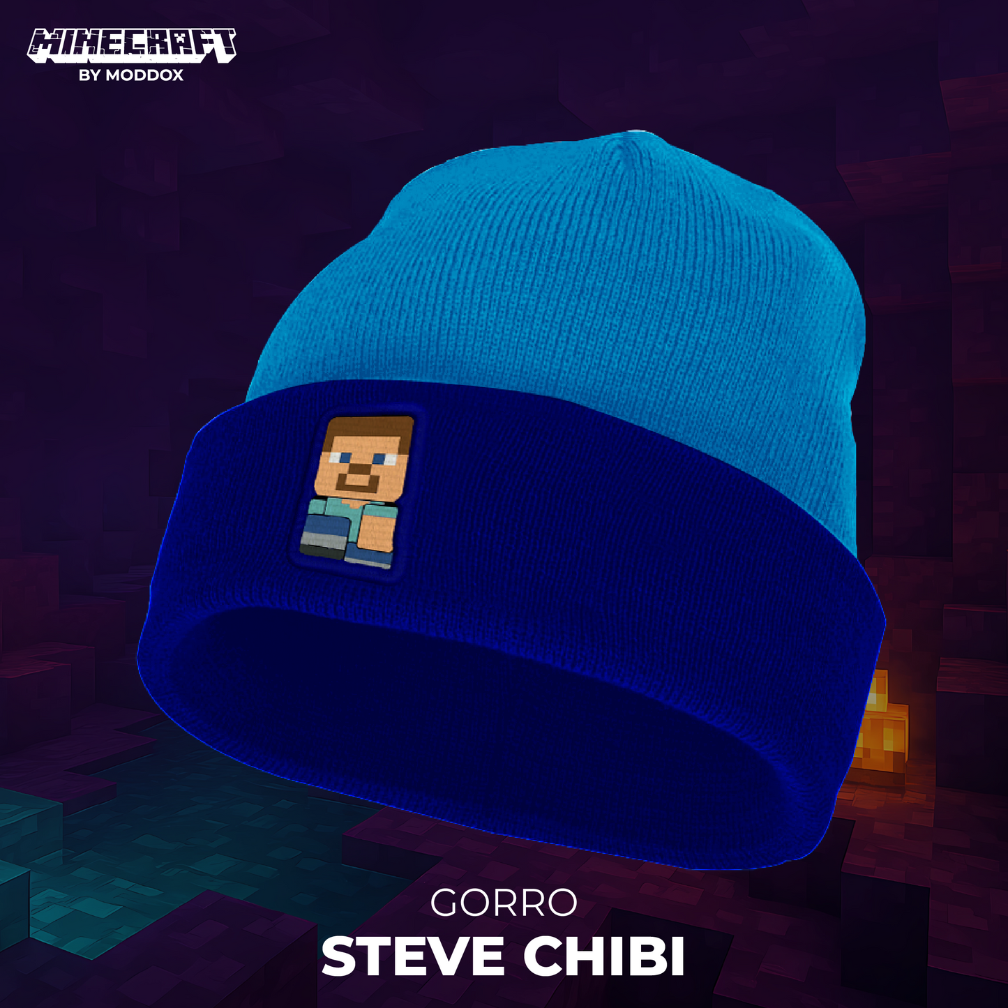 Gorro | Minecraft | Steve Chibi