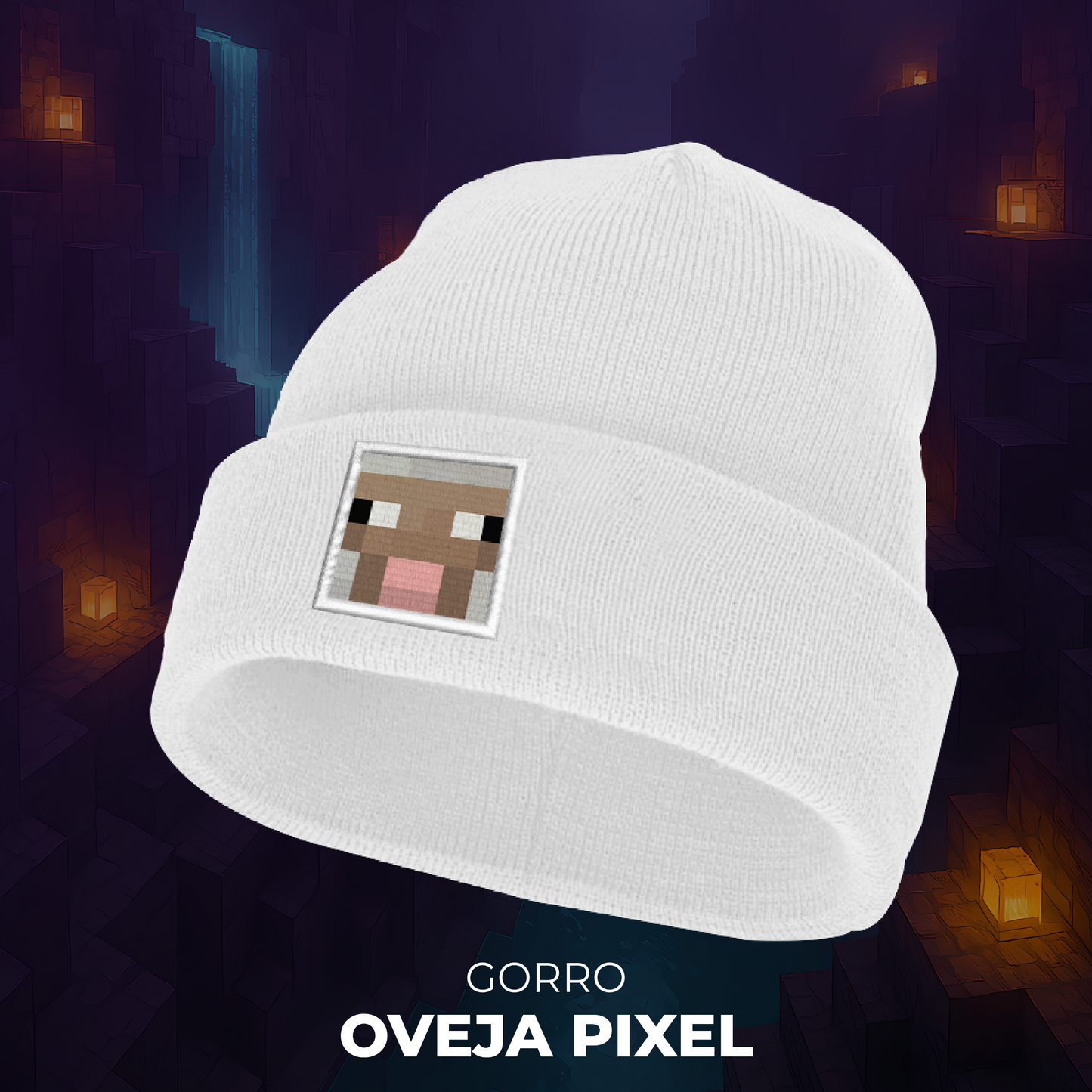 Gorro | Minecraft | Oveja Pixel