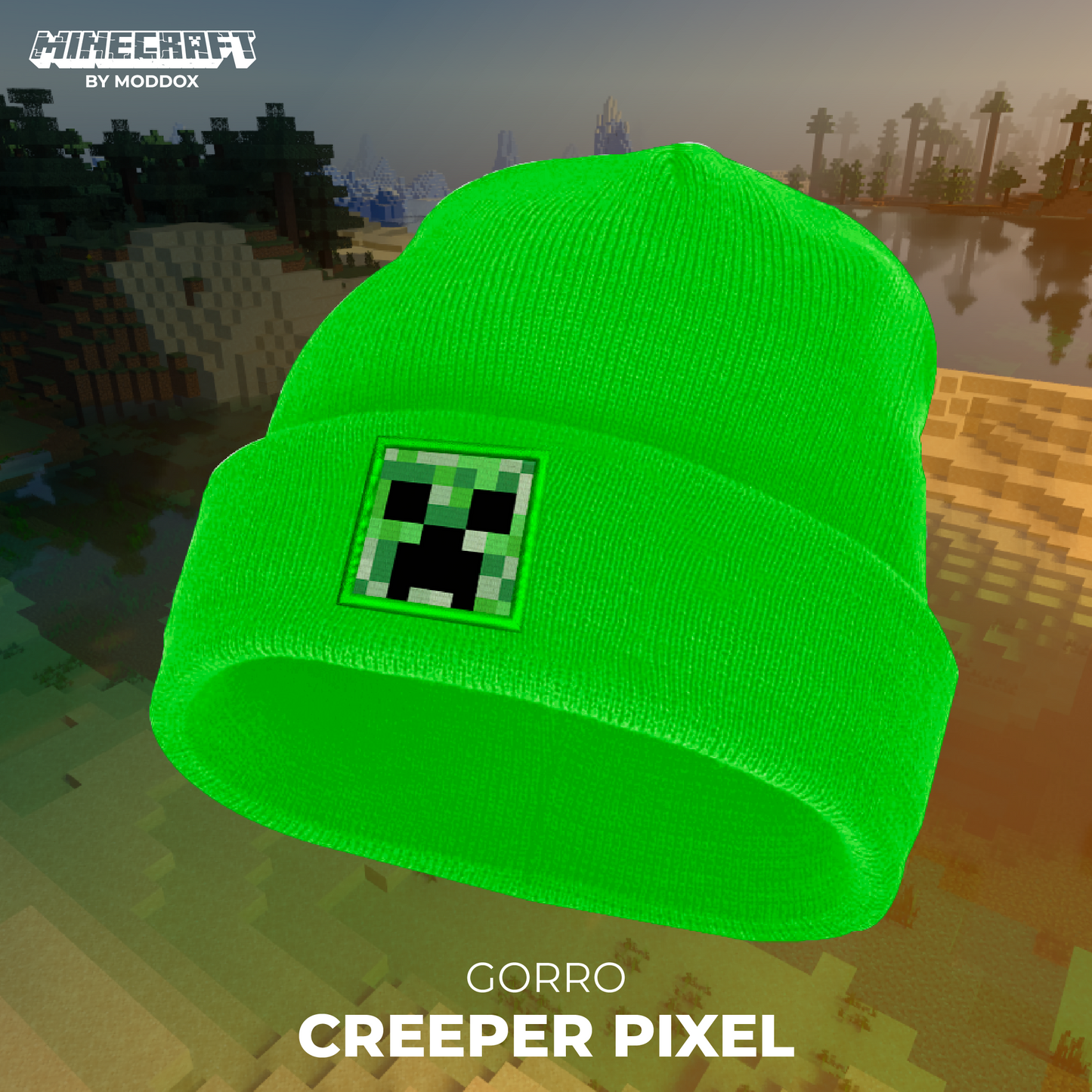 Gorro | Minecraft | Creeper Pixel