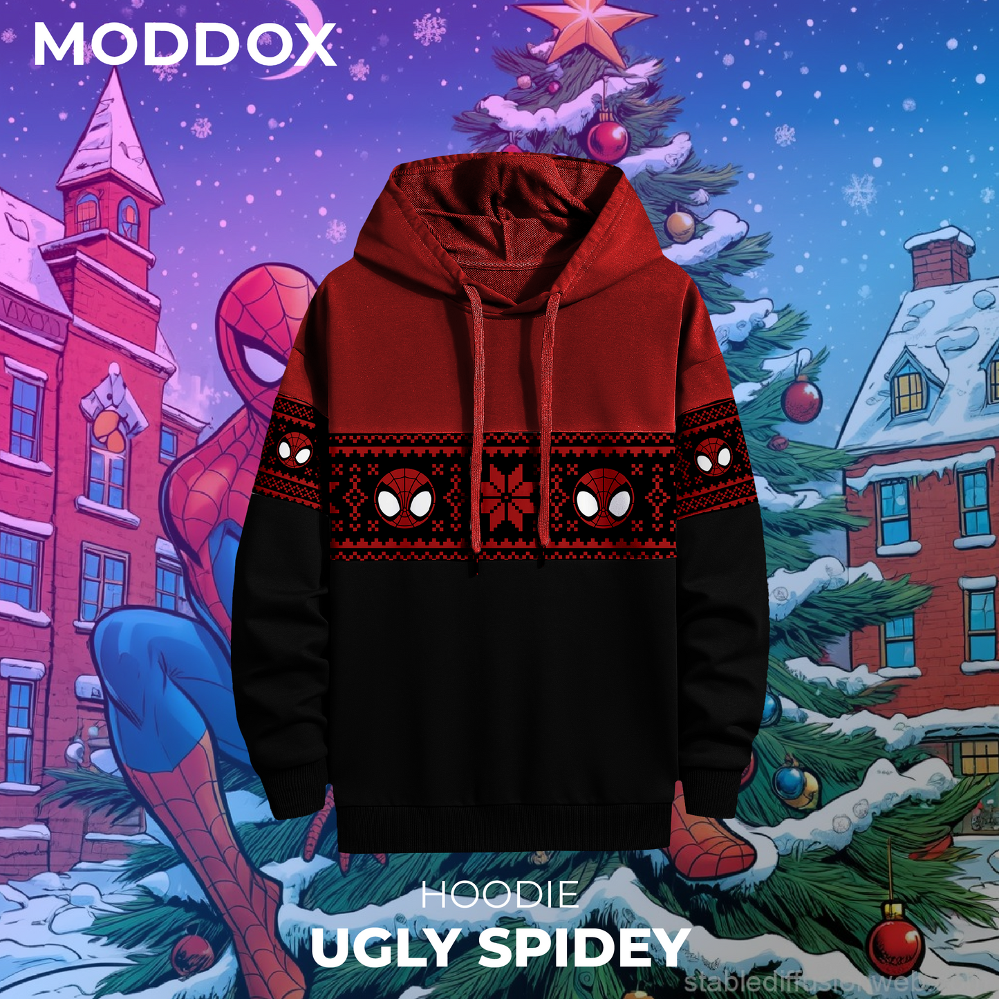 Hoodie | Spiderman | Ugly Spidey