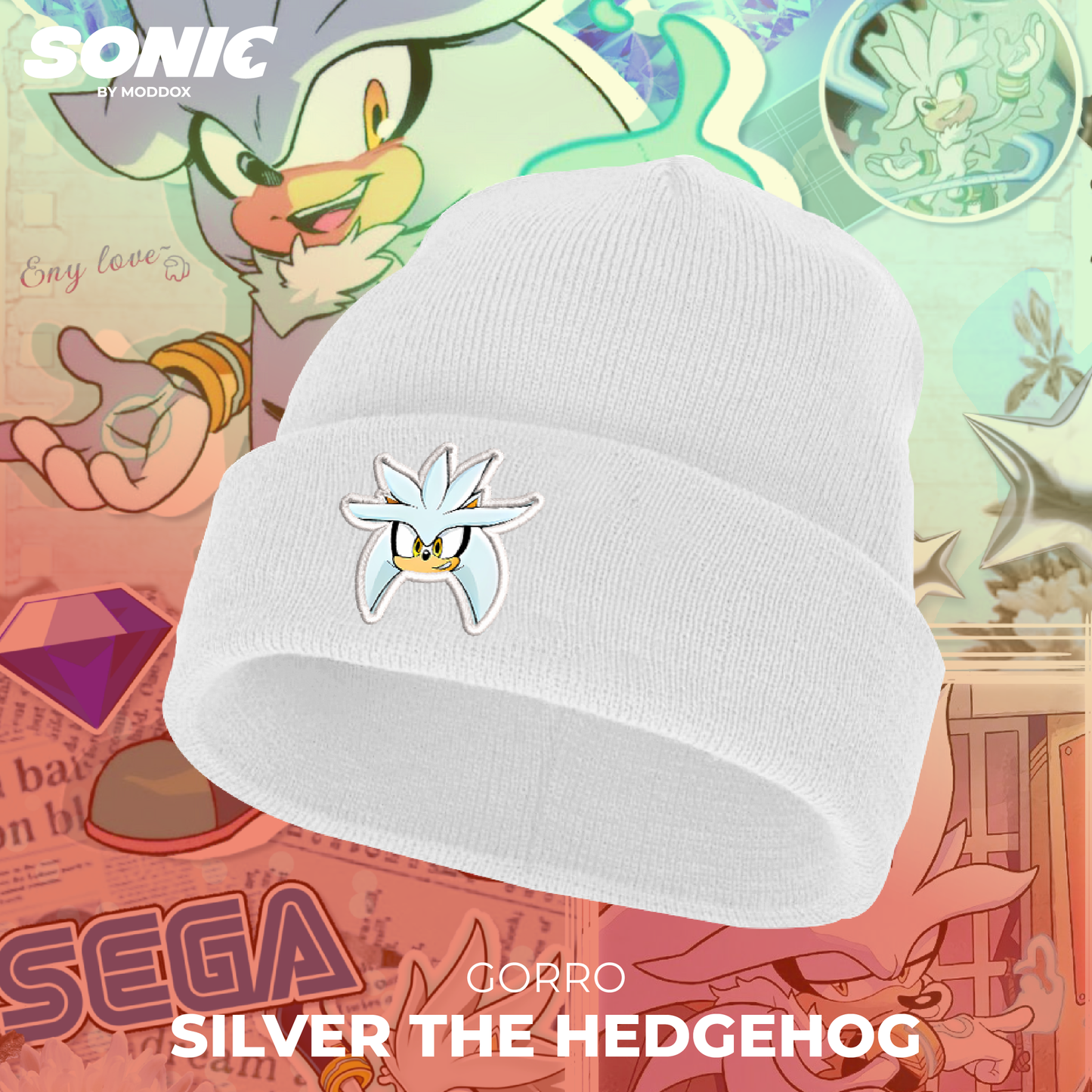 Gorro | Sonic | Silver The Hedgehog