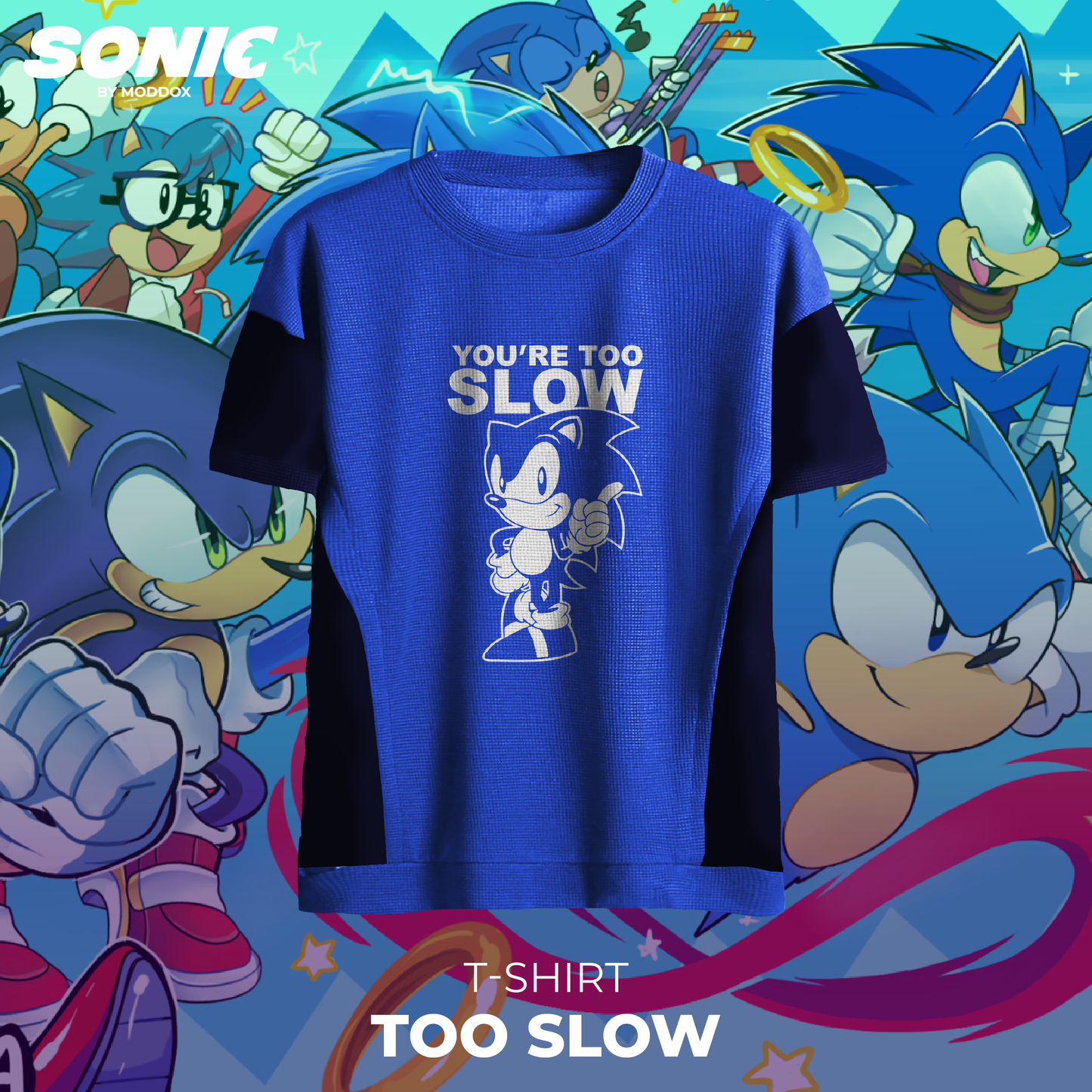T-Shirt | Sonic | Too Slow