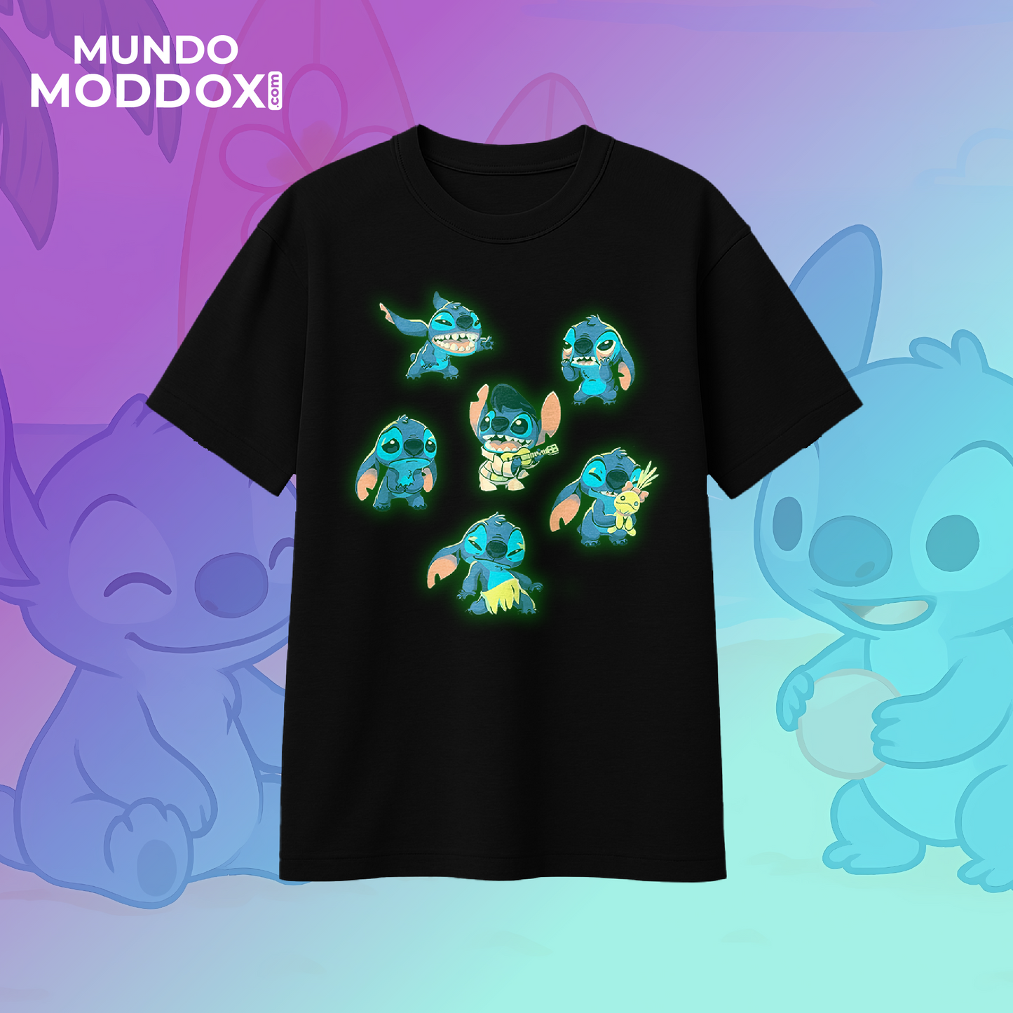 T-shirt | Lilo y Stitch | Glow Squad