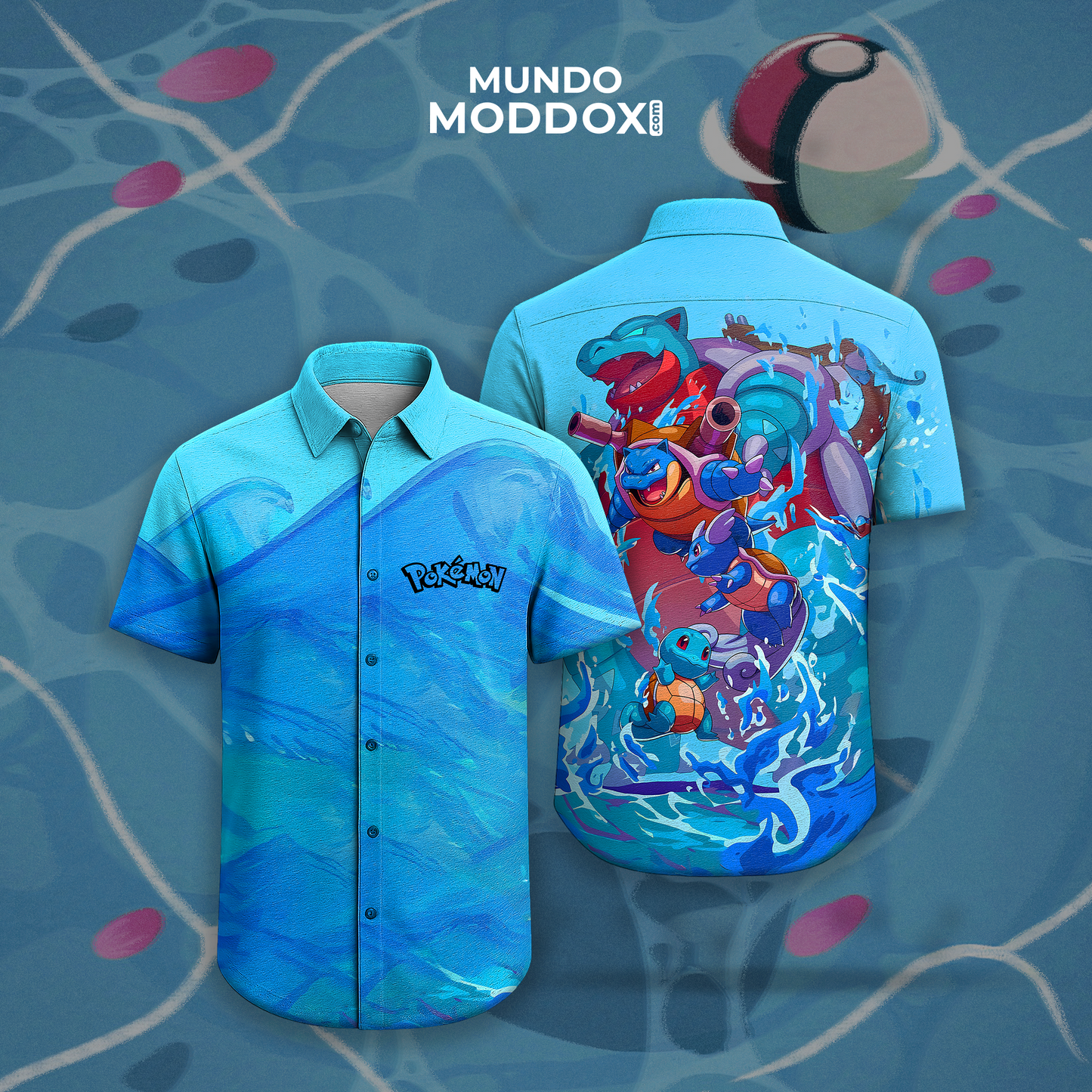 camisa | Pokémon | Road To squirtle