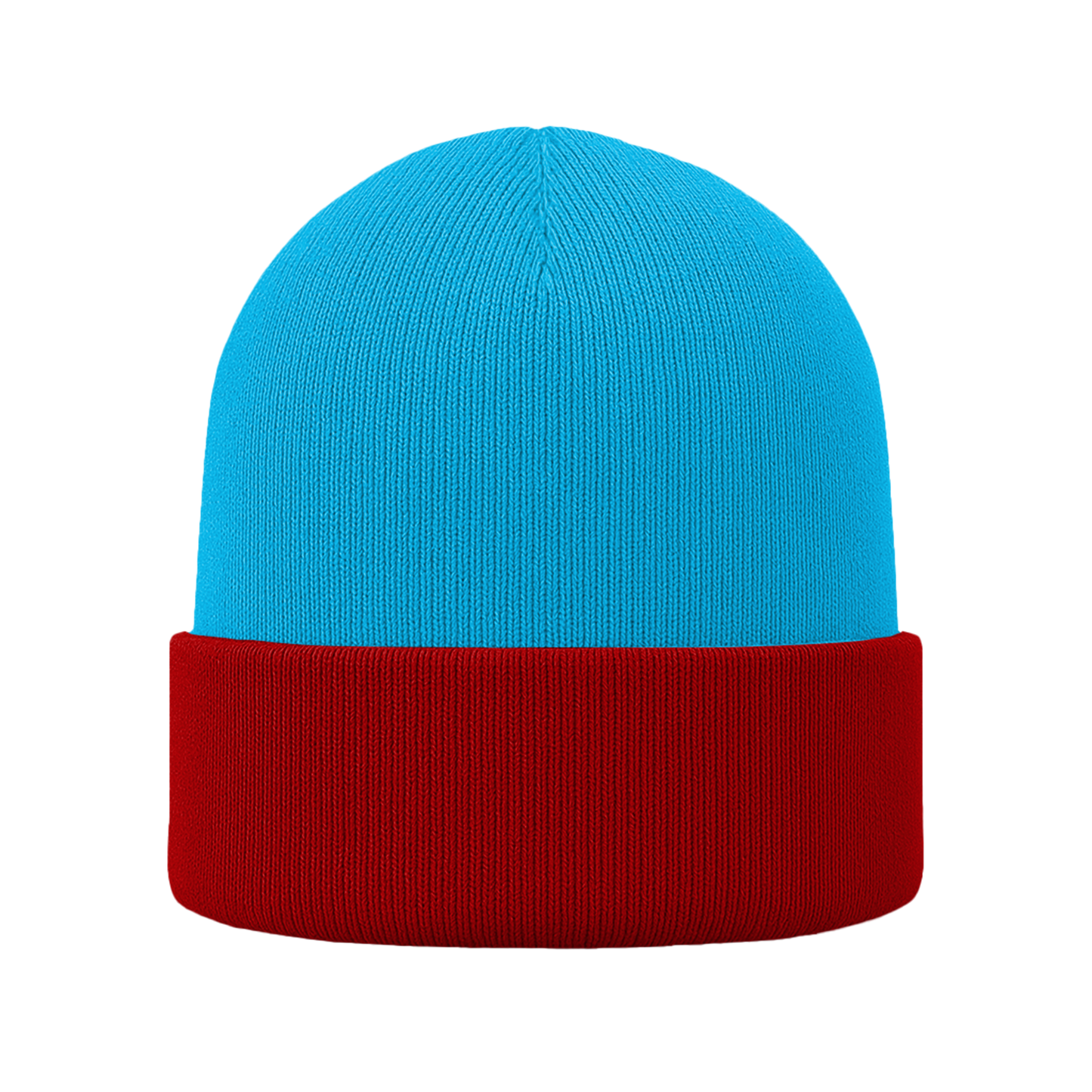 Gorro | Combinado | Cabeza turquesa (C173) / Frente rojo (C51)
