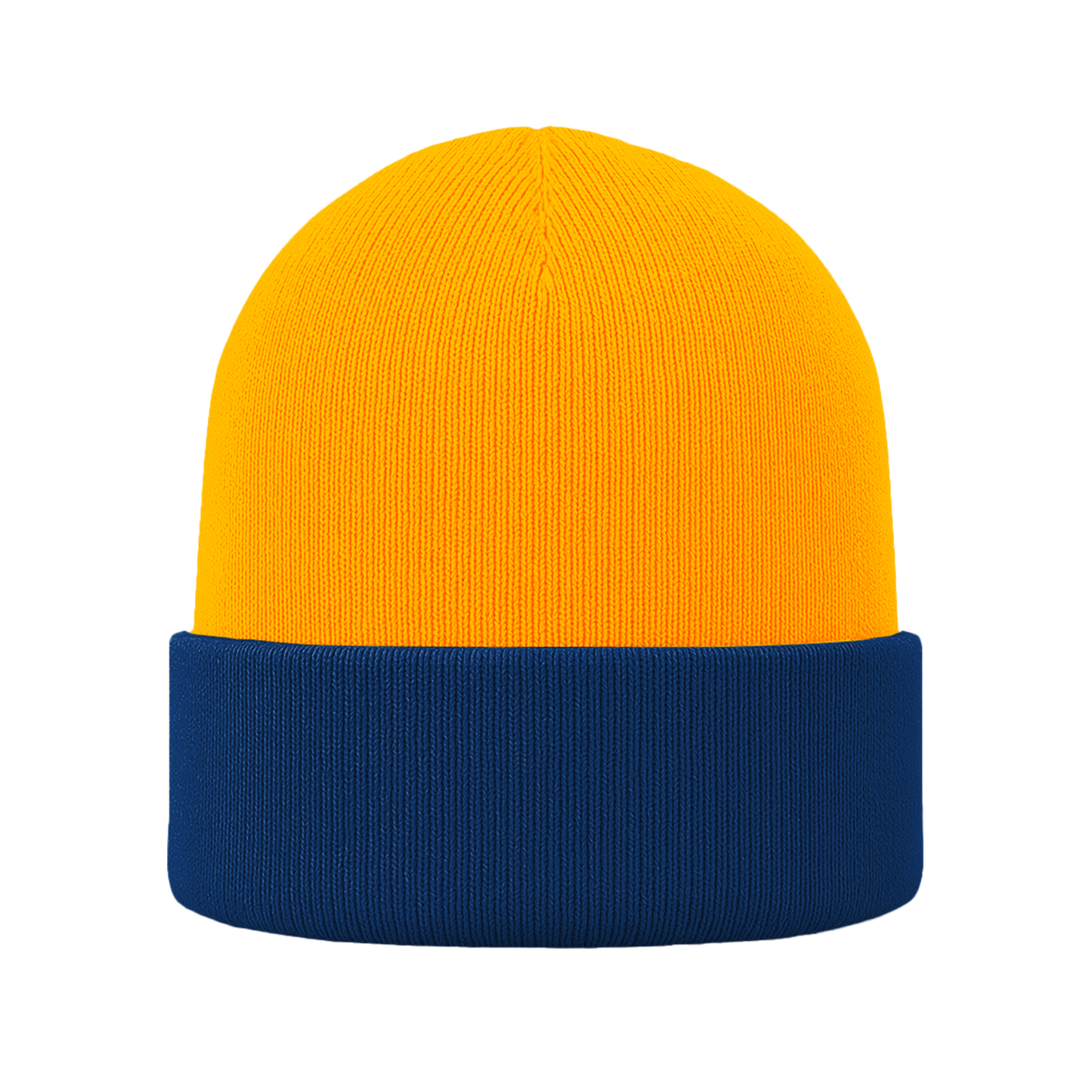Gorro | Combinado | Cabeza amarillo oro (C67) / Frente azul (C55)