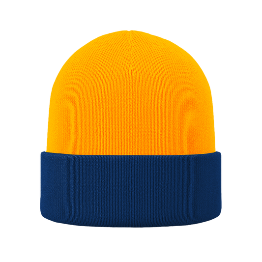Gorro | Combinado | Cabeza amarillo oro (C67) / Frente azul (C55)