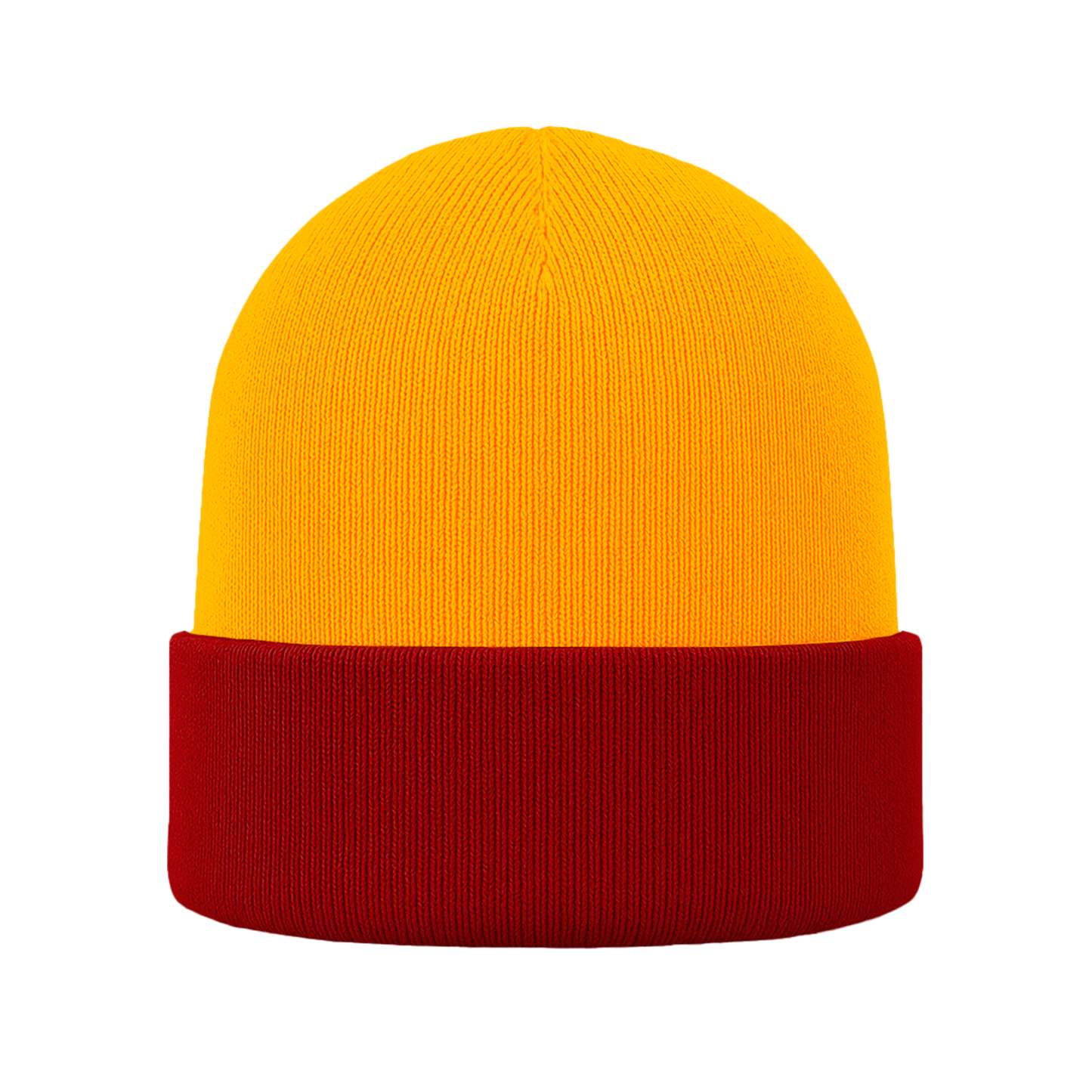 Gorro | Combinado | Cabeza amarillo oro (C67) / Frente rojo (C51)