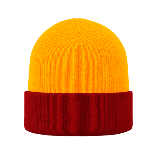 Gorro | Combinado | Cabeza amarillo oro (C67) / Frente rojo (C51)