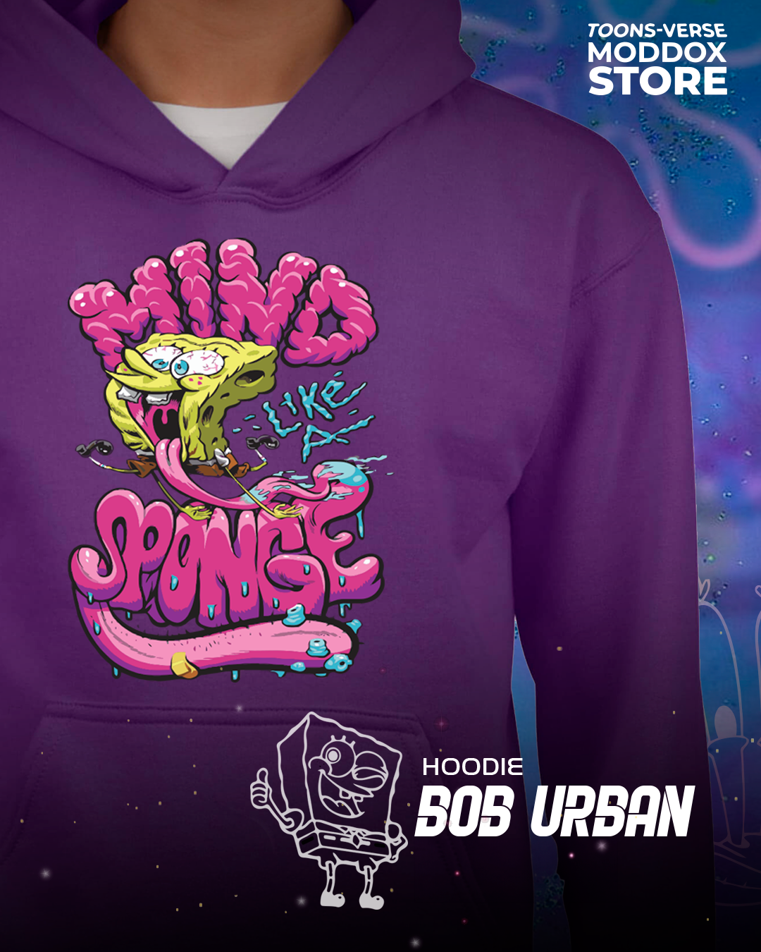 Hoodie | Bob Esponja | Mind Sponge