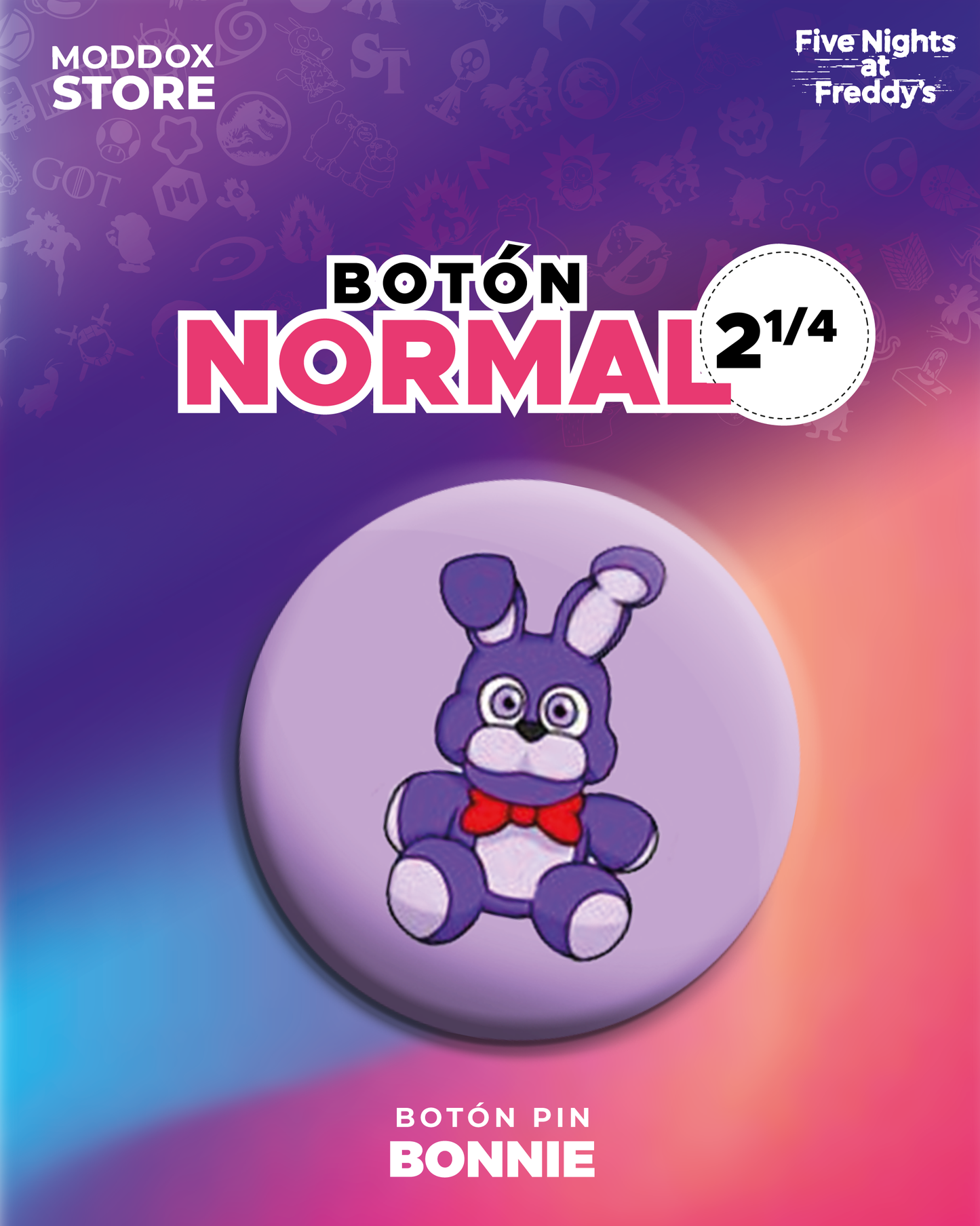 Botón Pin | Five Night At Freddy´s