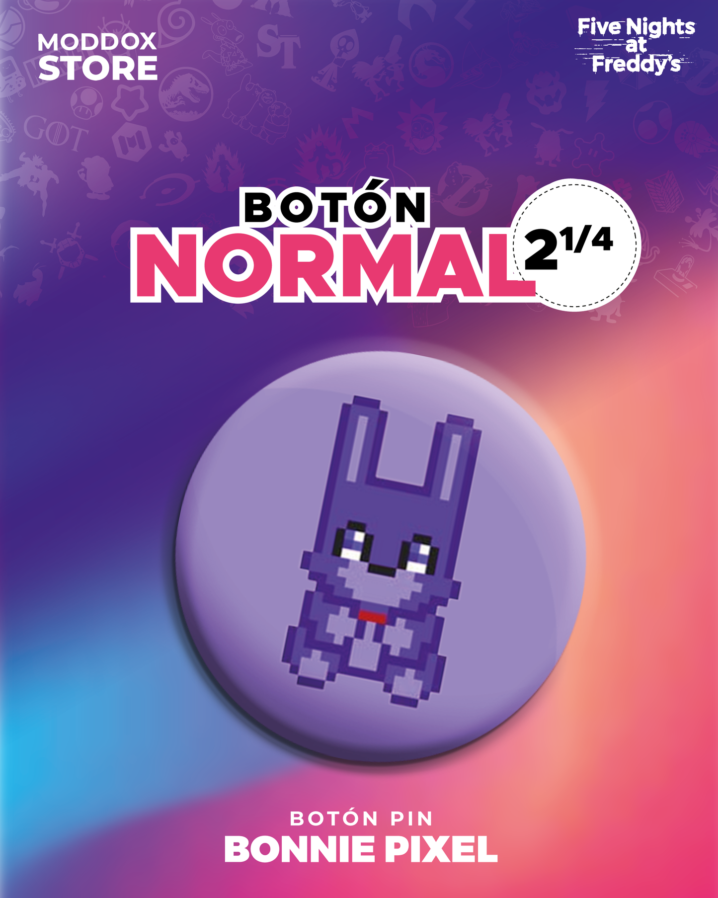 Botón Pin | Five Night At Freddy´s