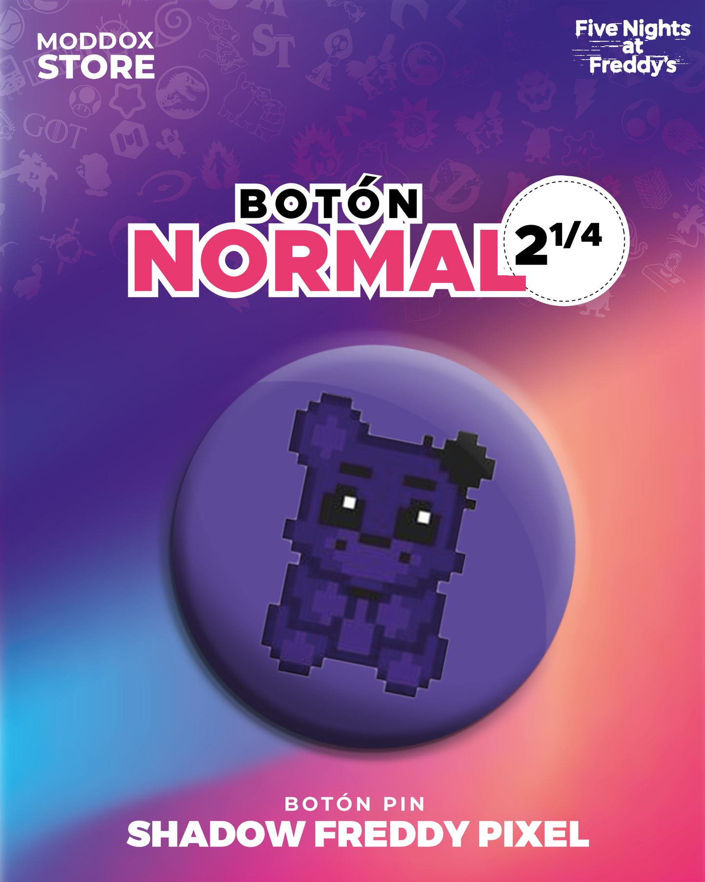 Botón Pin | Five Night At Freddy´s