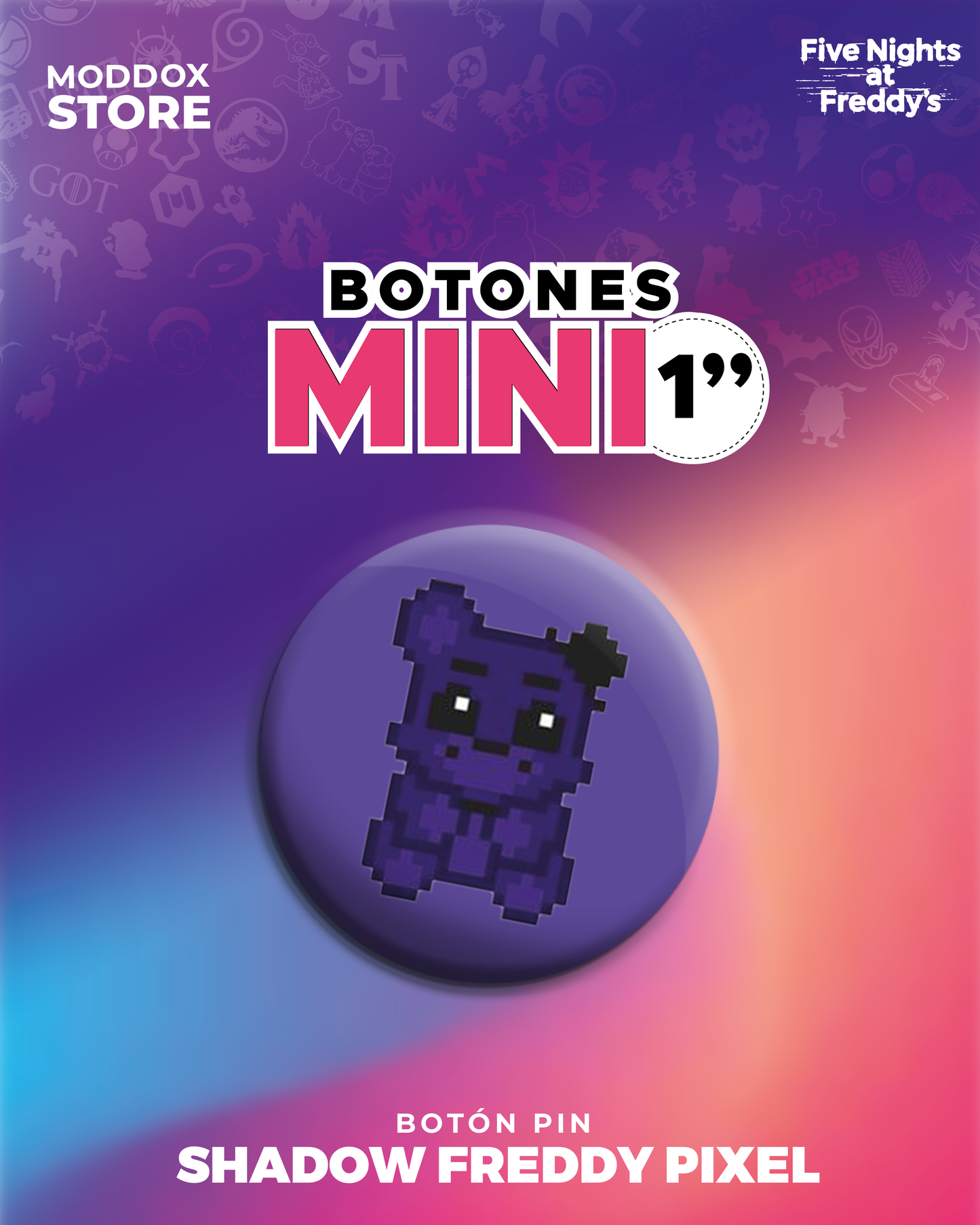 Botón Pin | Five Night At Freddy´s