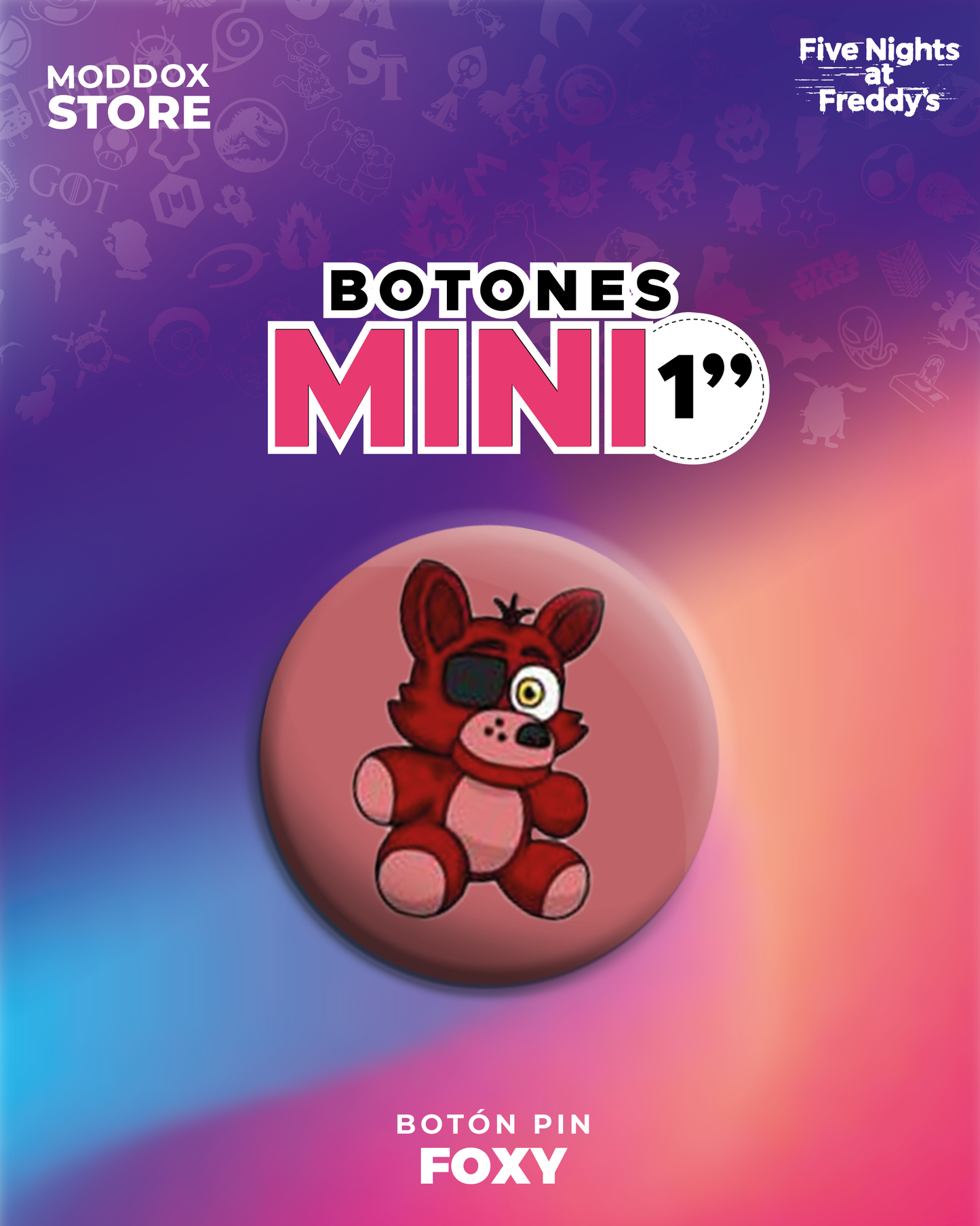 Botón Pin | Five Night At Freddy´s