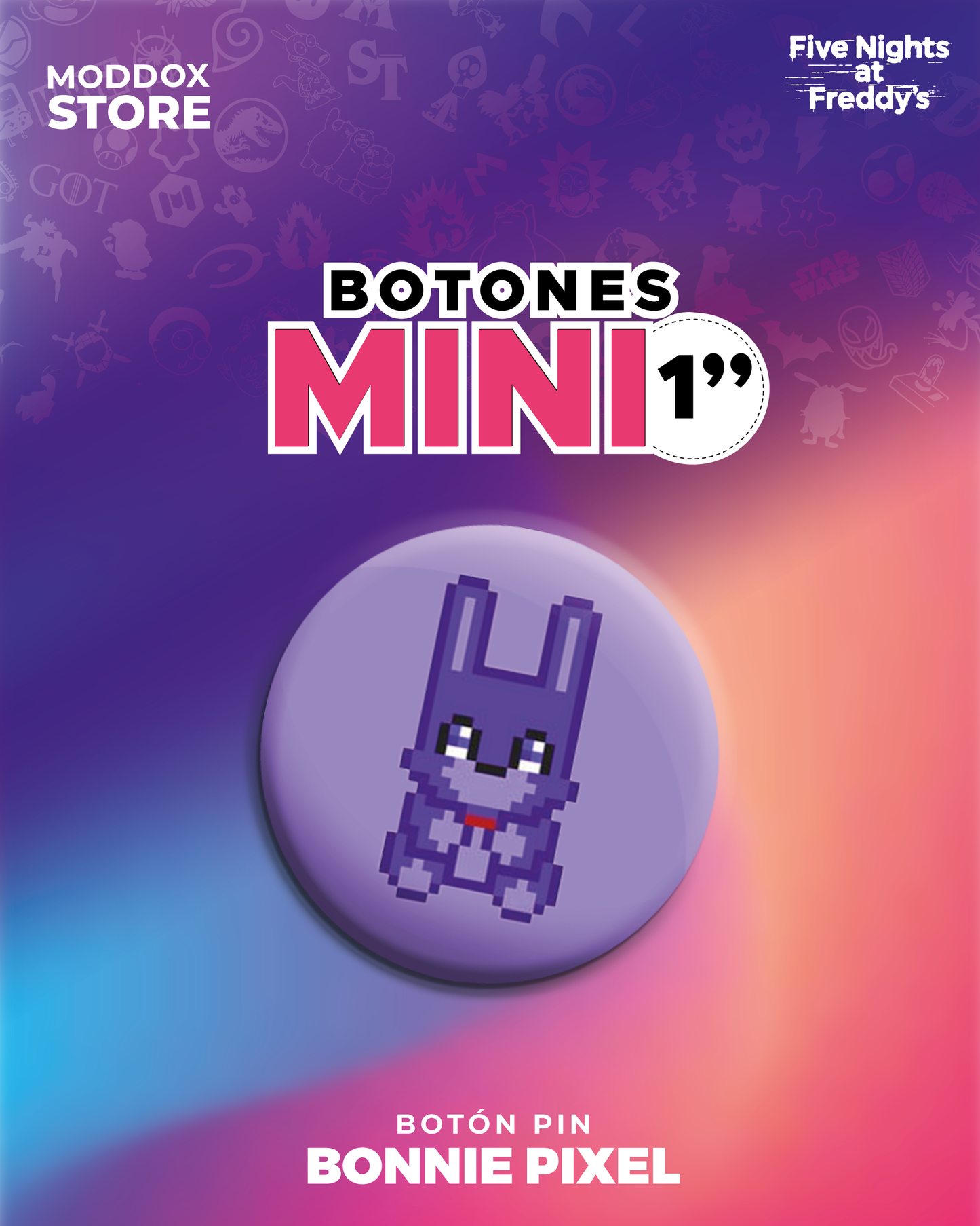 Botón Pin | Five Night At Freddy´s