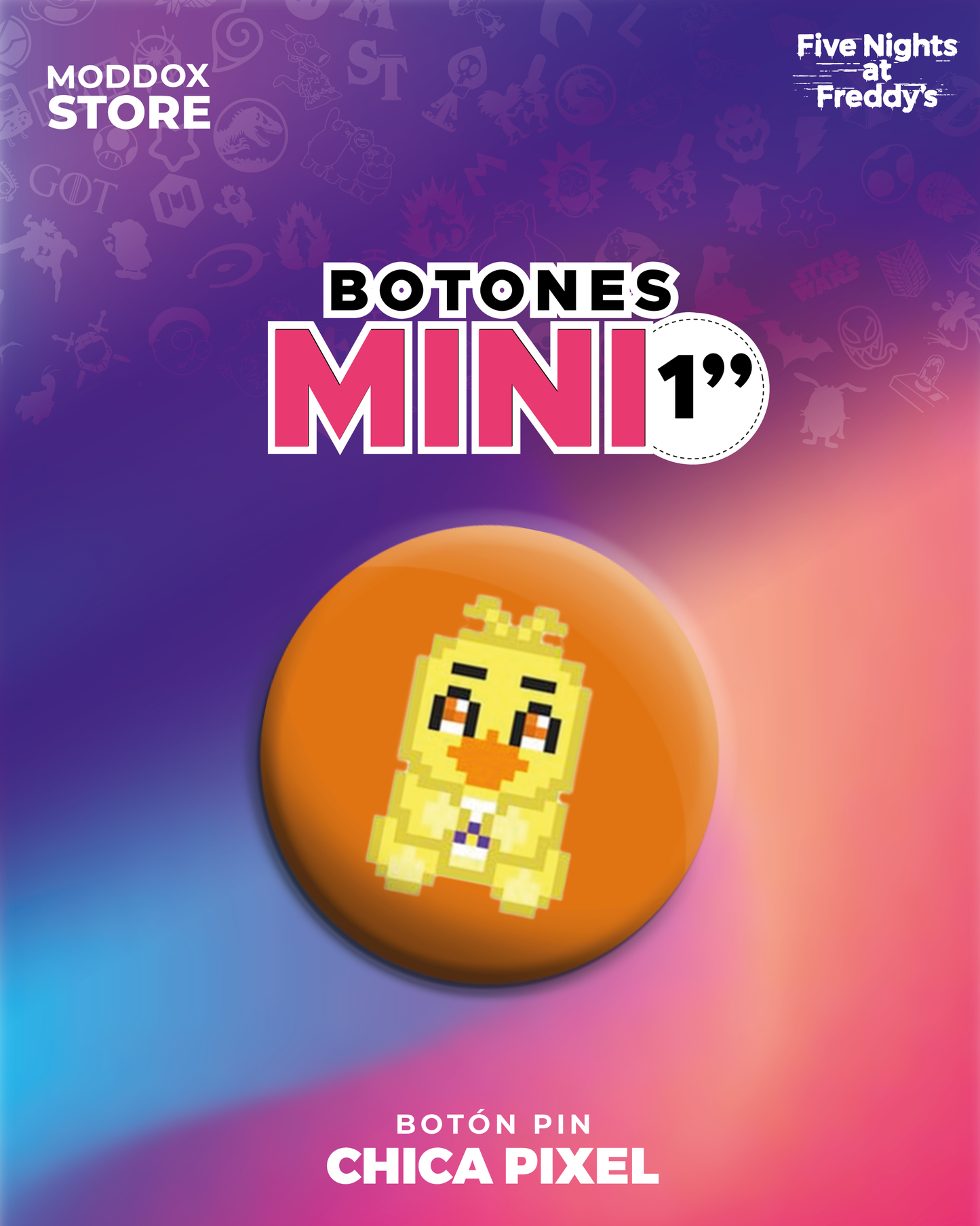 Botón Pin | Five Night At Freddy´s