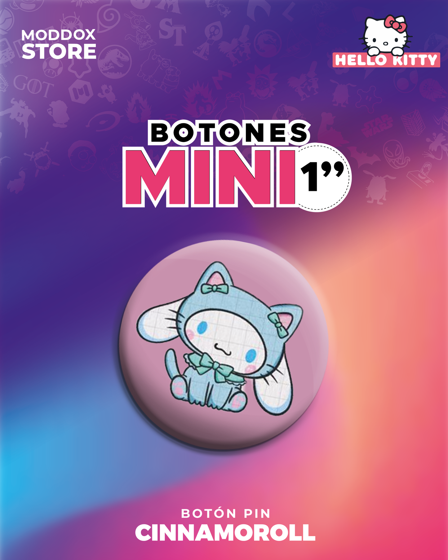 Botón Pin | Sanrio | Hello Kitty