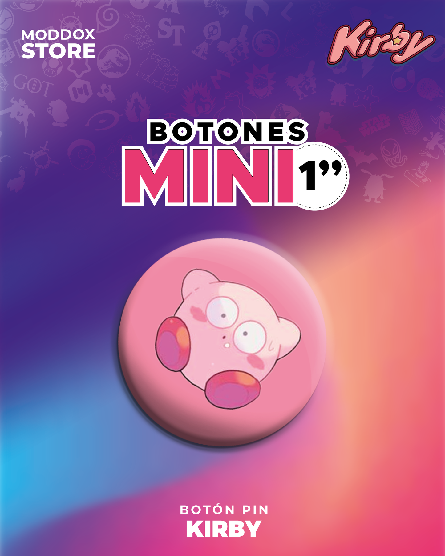 Botón Pin | Kirby