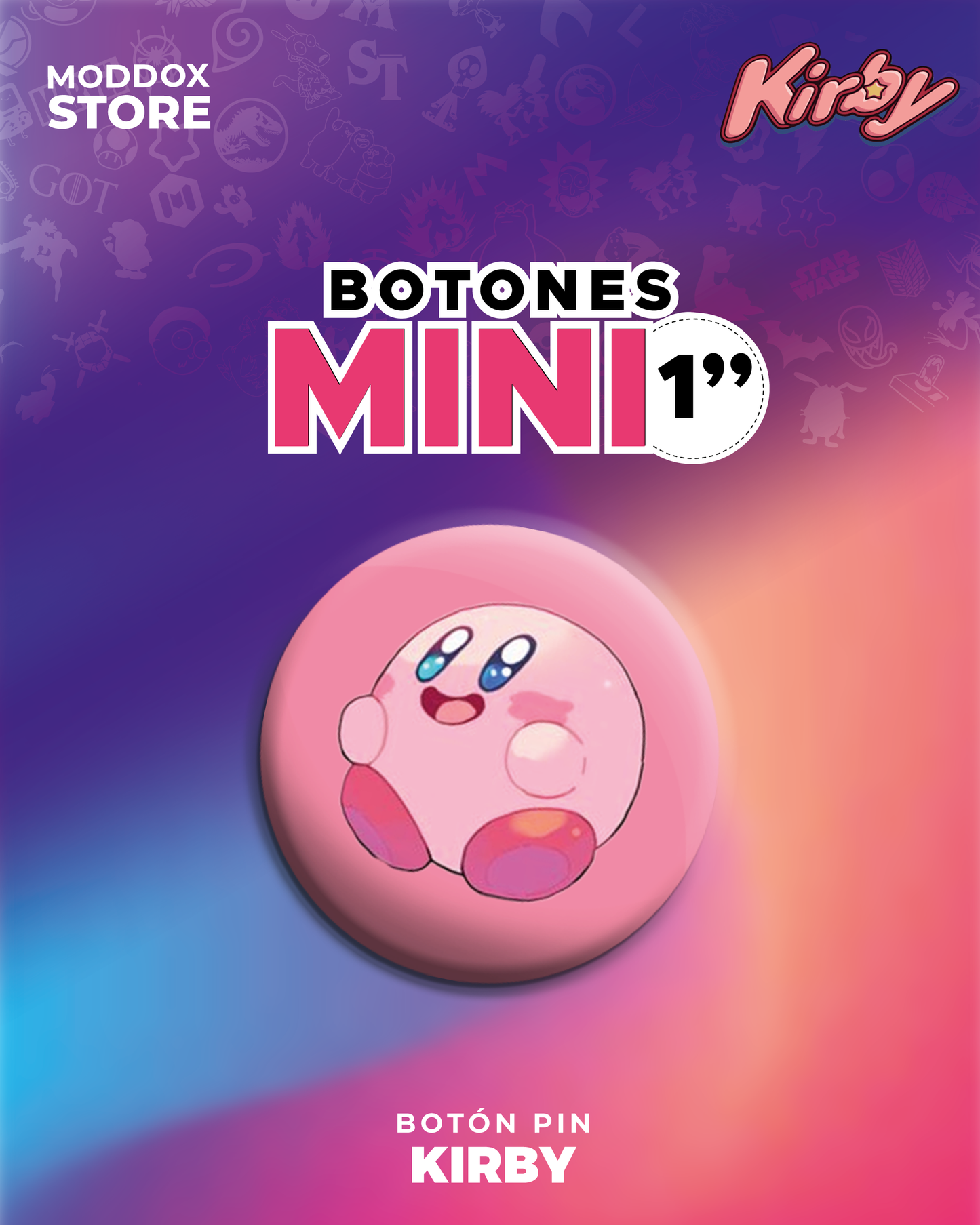 Botón Pin | Kirby