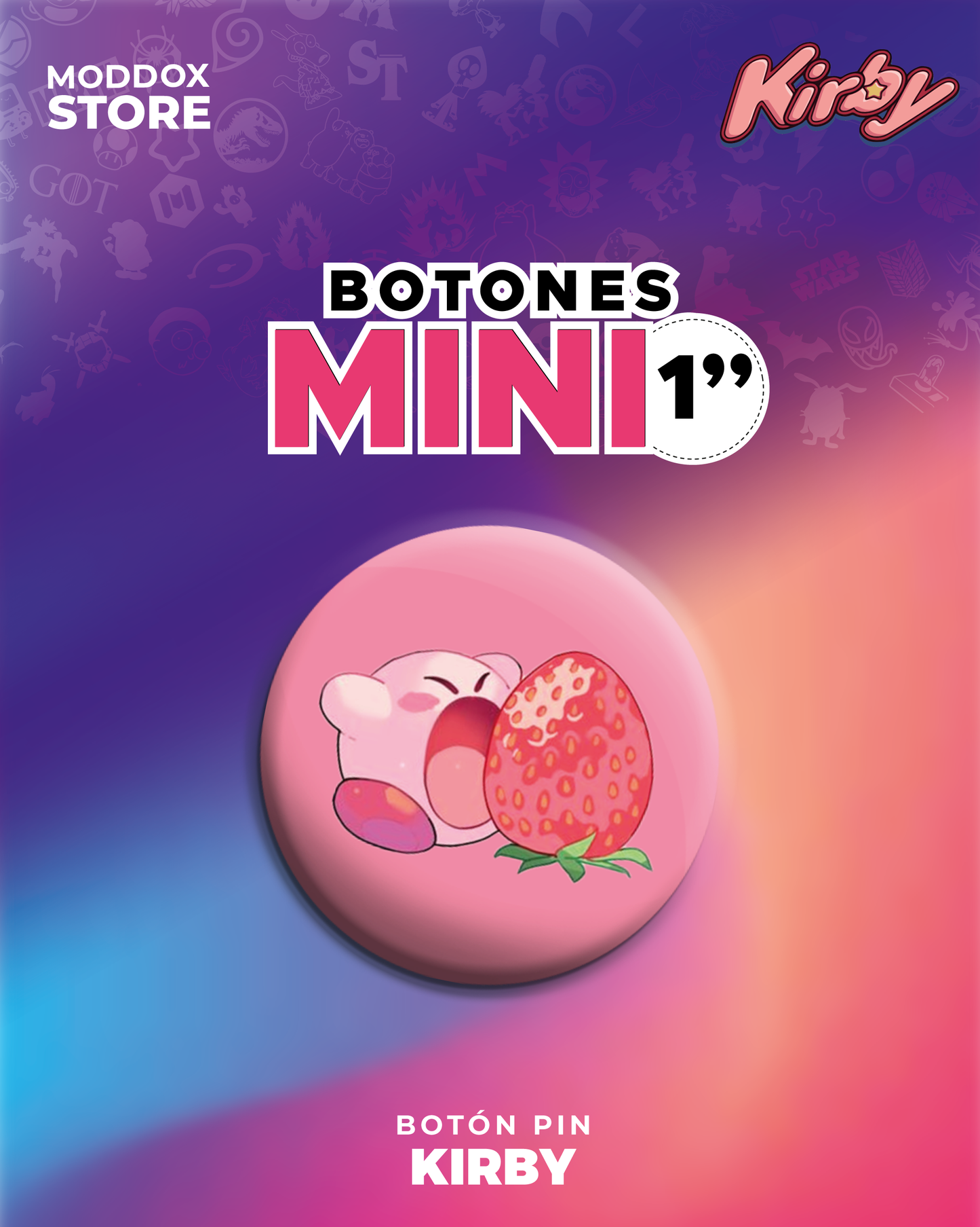 Botón Pin | Kirby