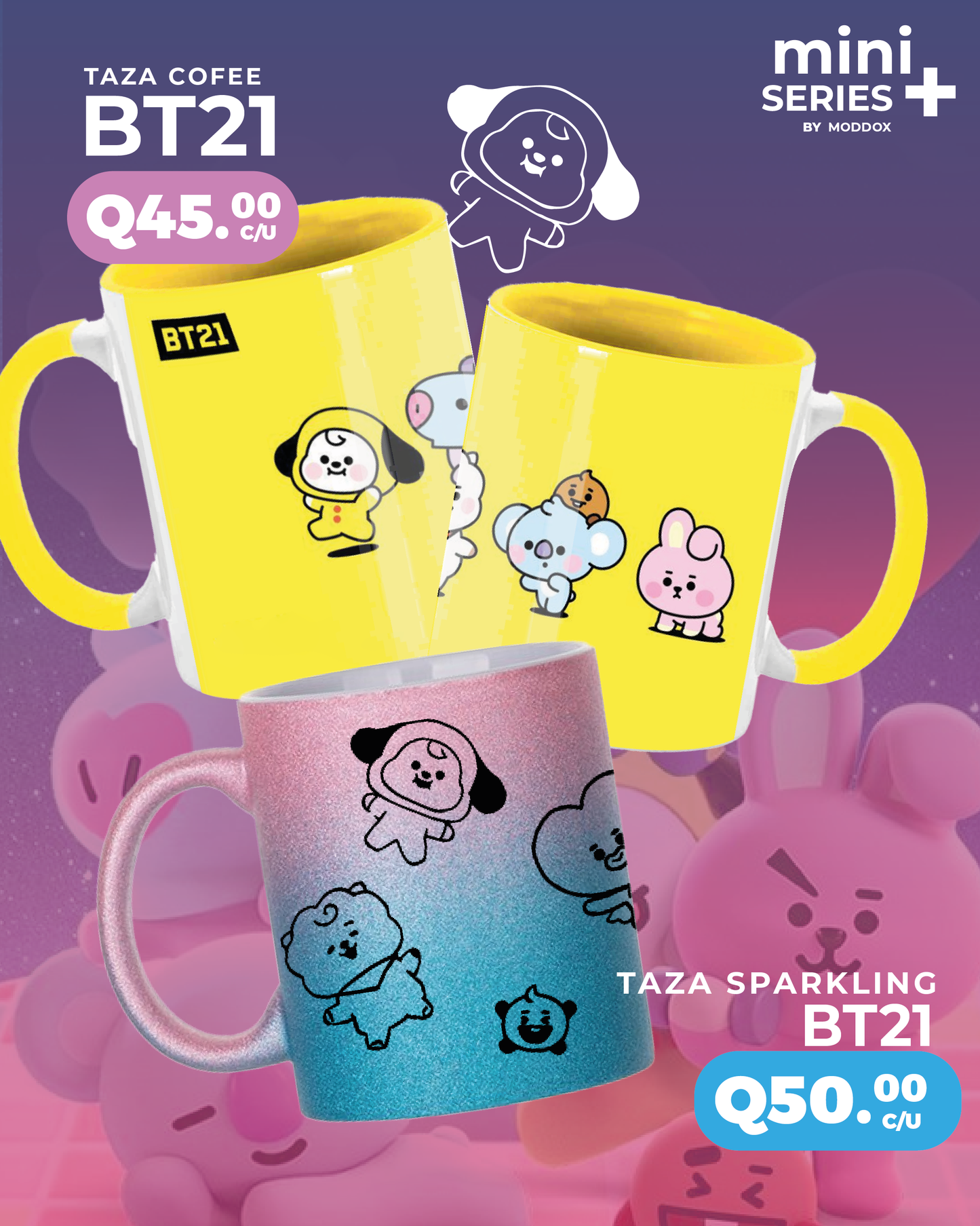 Tazas BT21 Edition