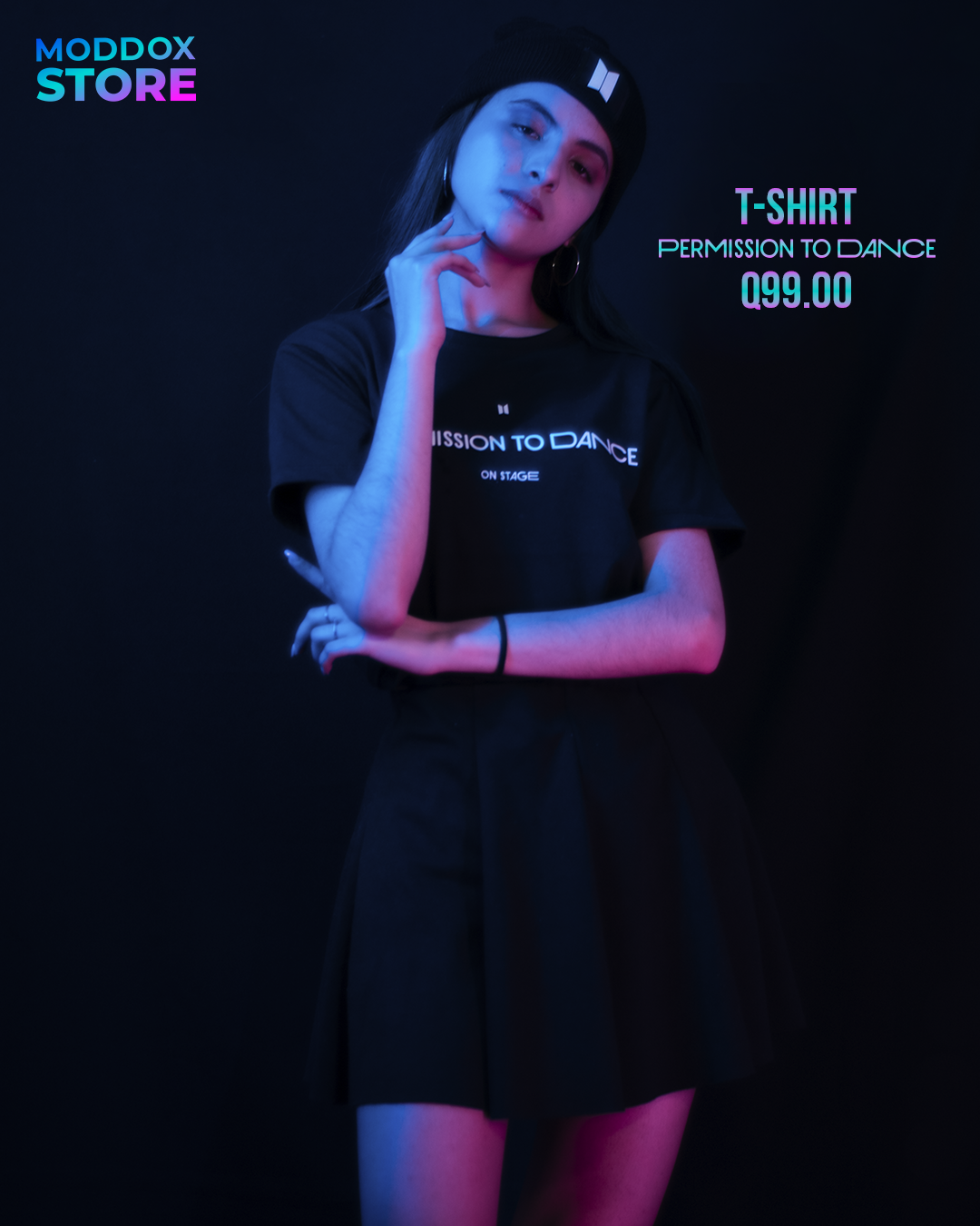 T-Shirt BTS Permission to Dance Black edition