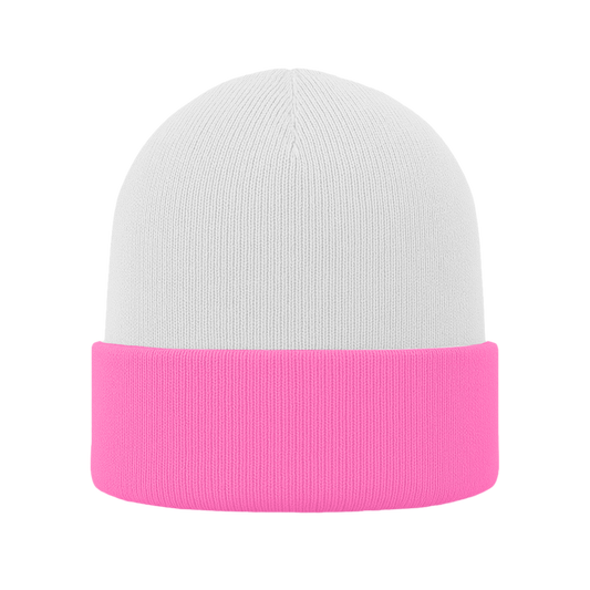 Gorro | Combinado | Cabeza blanco (C01) / Frente rosado (C129)