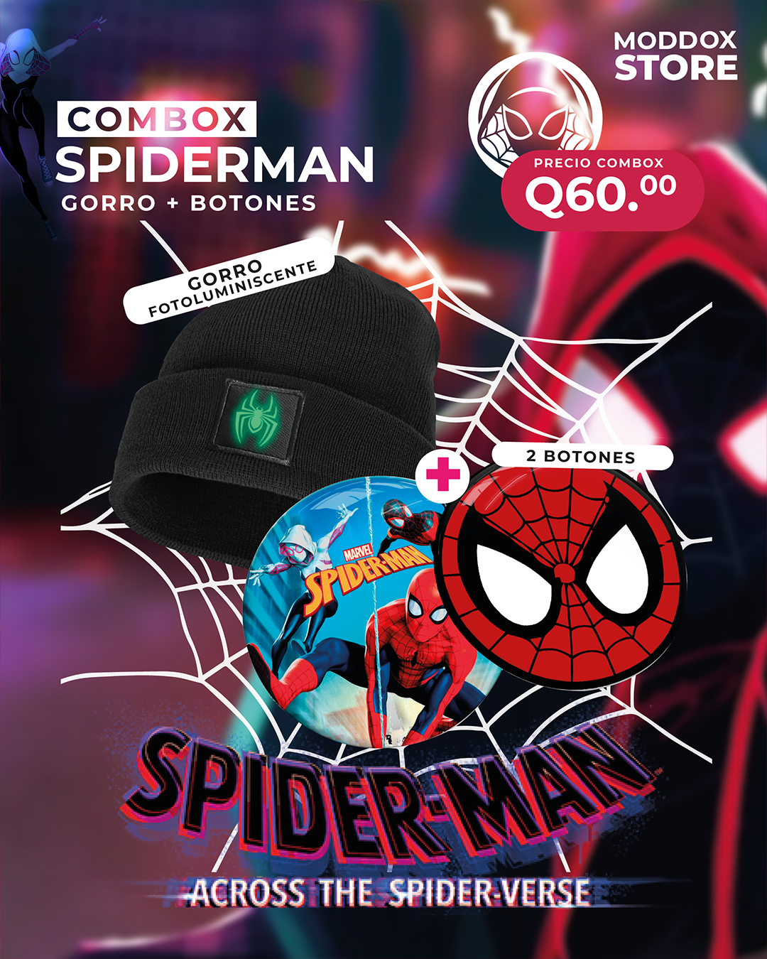 Combox - Spiderman - Pines dobles |