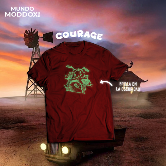 T-Shirt COURAGE | Glow in The Dark
