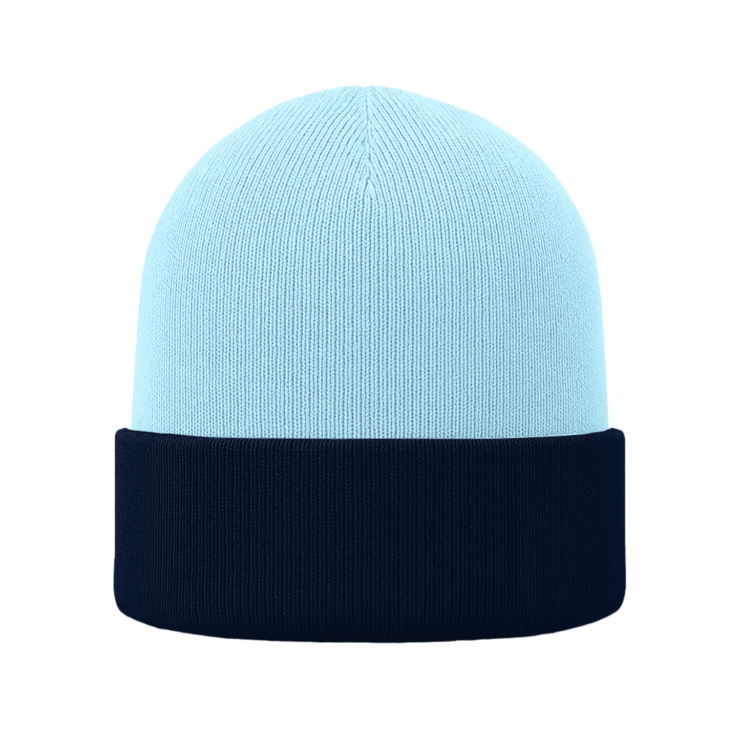Gorro | Combinado | Cabeza celeste baby (C125) / Frente azul marino (C646)