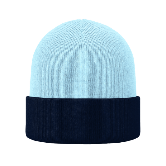 Gorro | Combinado | Cabeza celeste baby (C125) / Frente azul marino (C646)