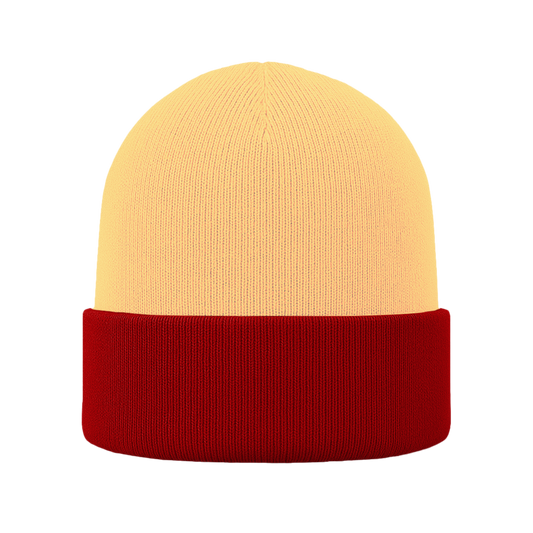 Gorro | Combinado | Cabeza crema (C471) / Frente Rojo (C51)