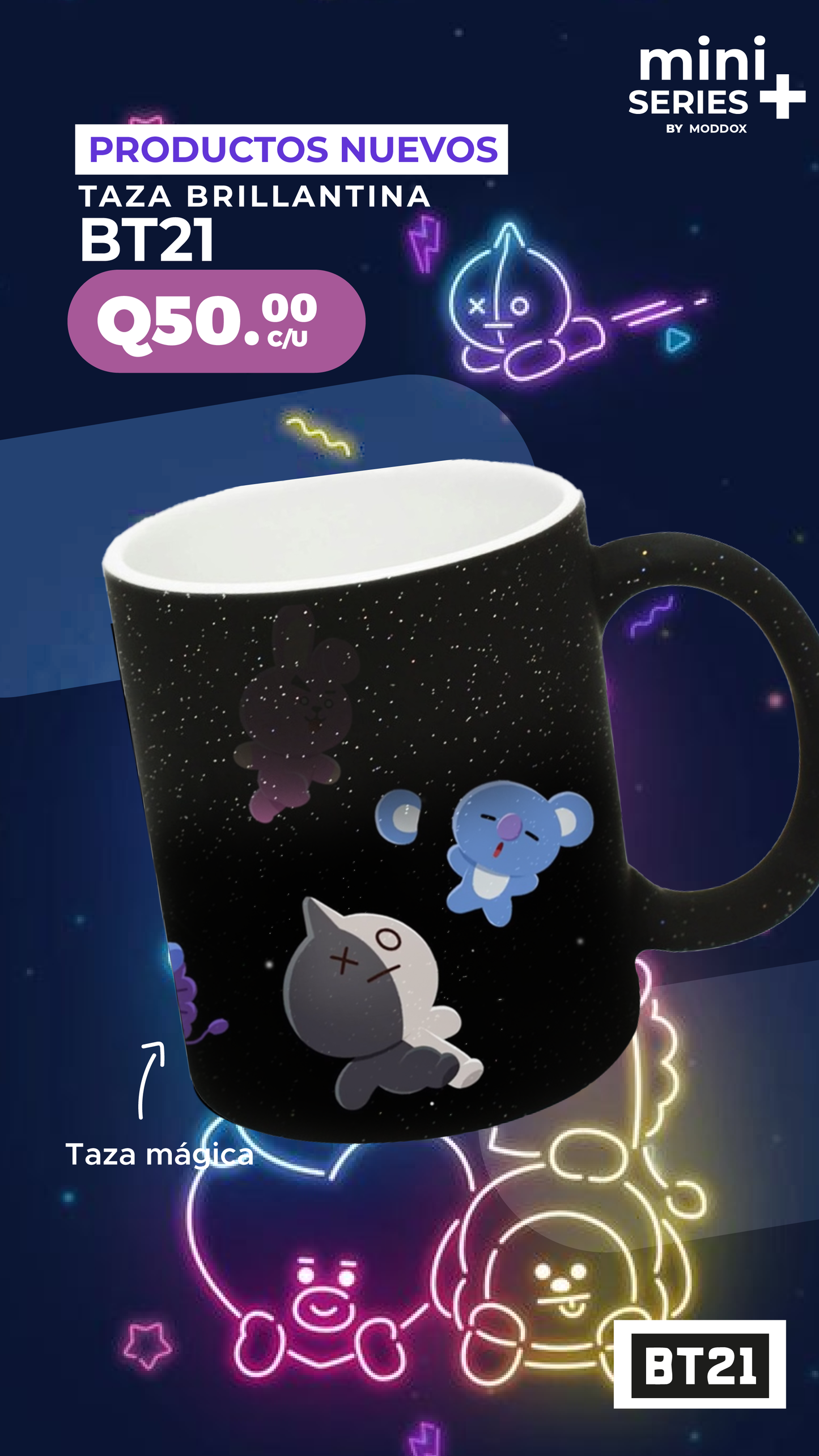 taza Brillante BT21