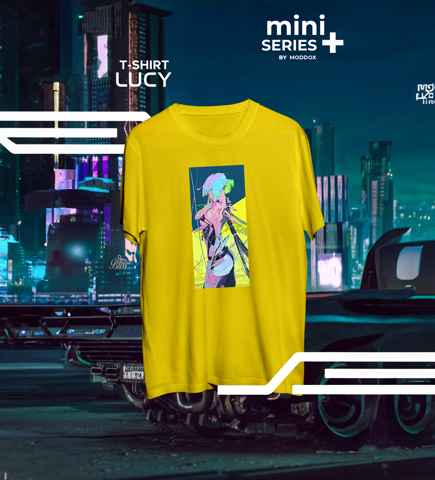 T-Shirt | Cyberpunk | Lucy