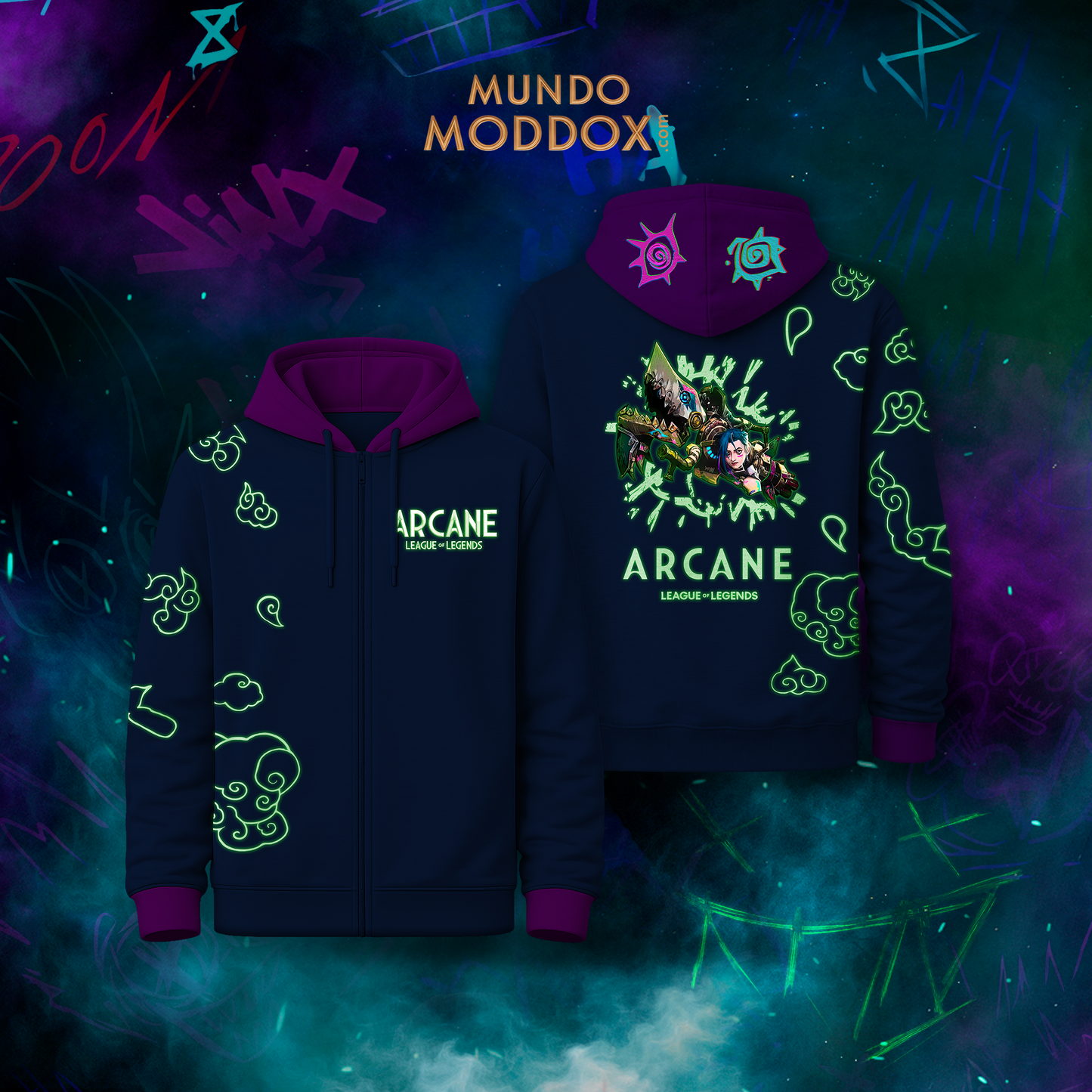 Hoodie | Arcane | Jinx